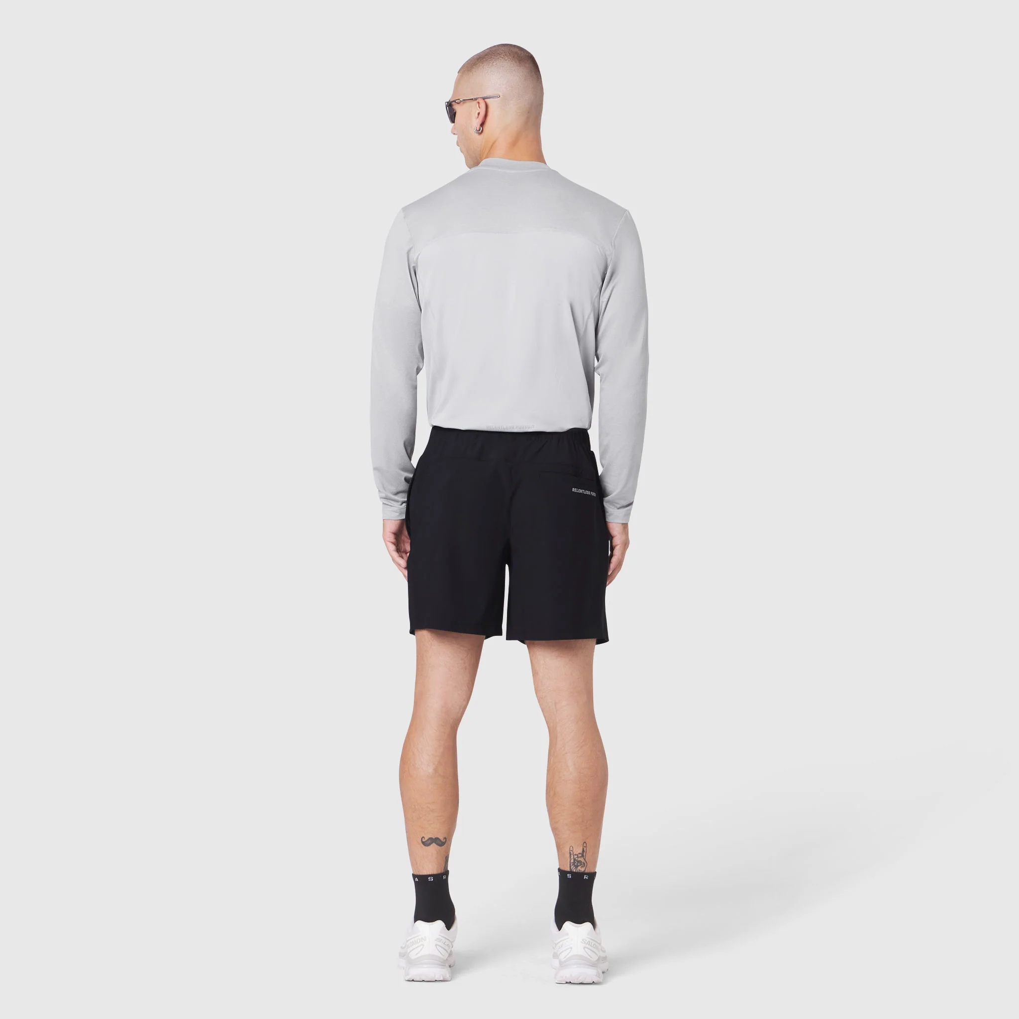 1190. AEROSILVER® UPF50+ Run Long Sleeve - Slate Grey - Image 3
