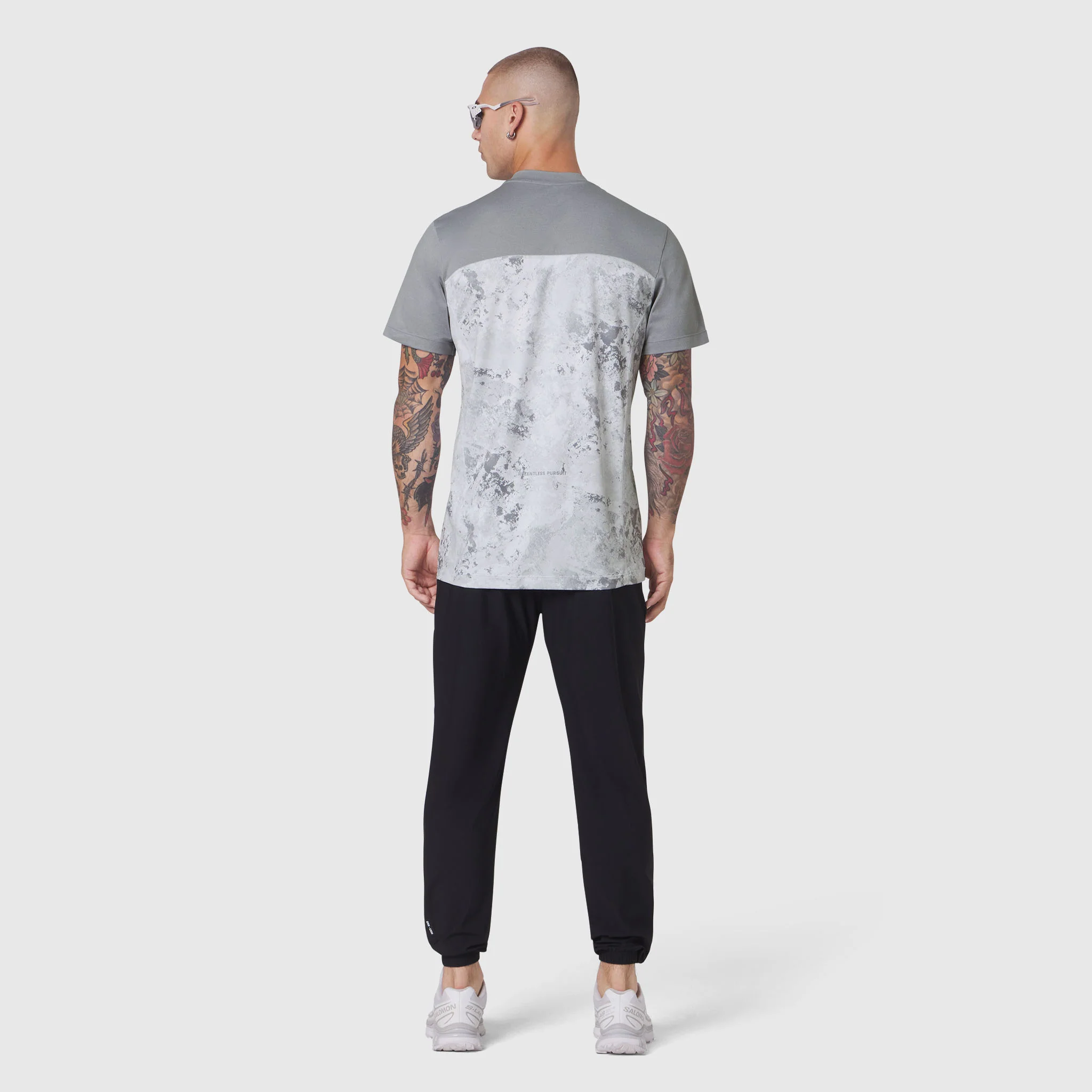 1191. AEROSILVER® UPF50+ Run Tee - Sedona Snow Camo - Image 3
