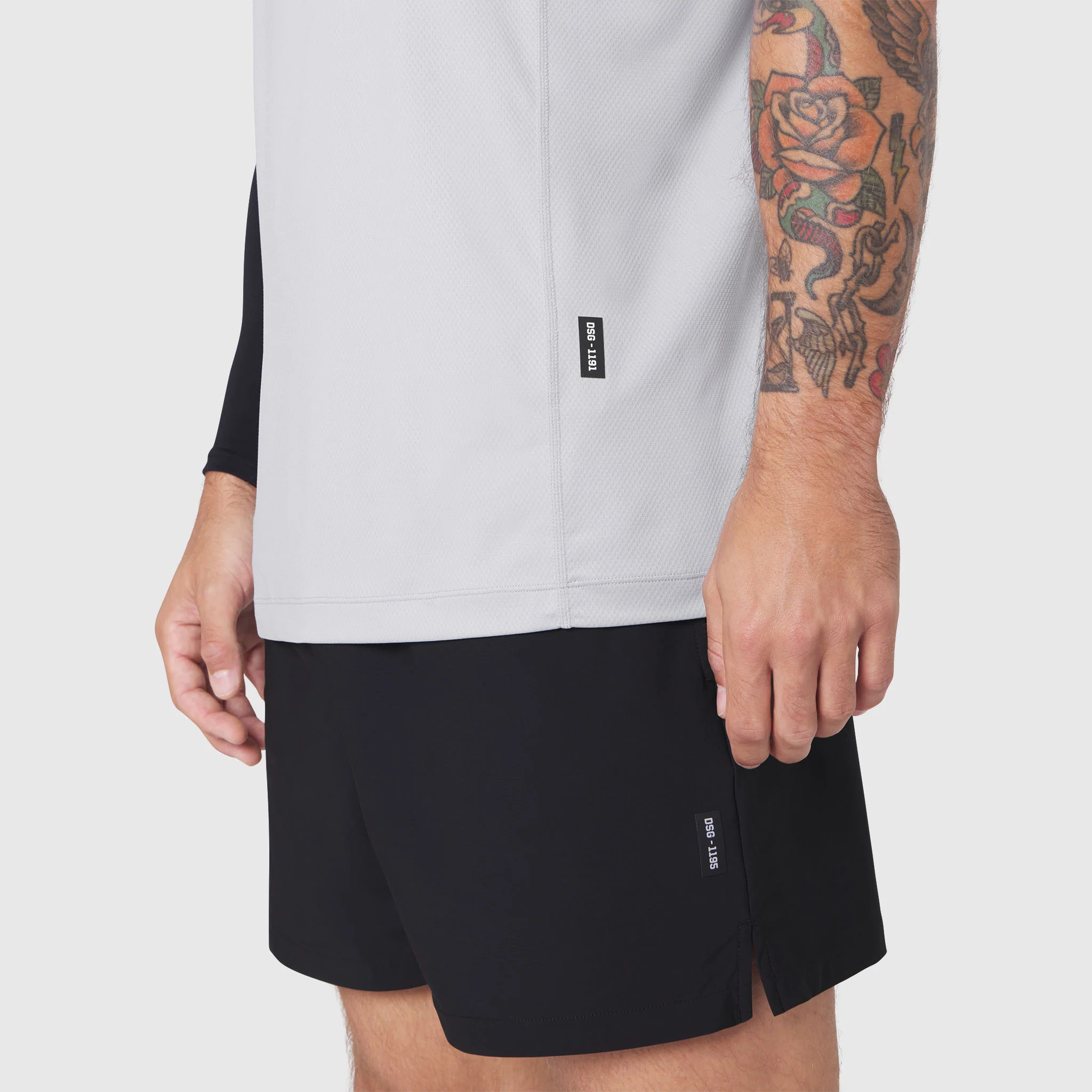1191. AEROSILVER® UPF50+ Run Tee - Slate Grey - Image 5