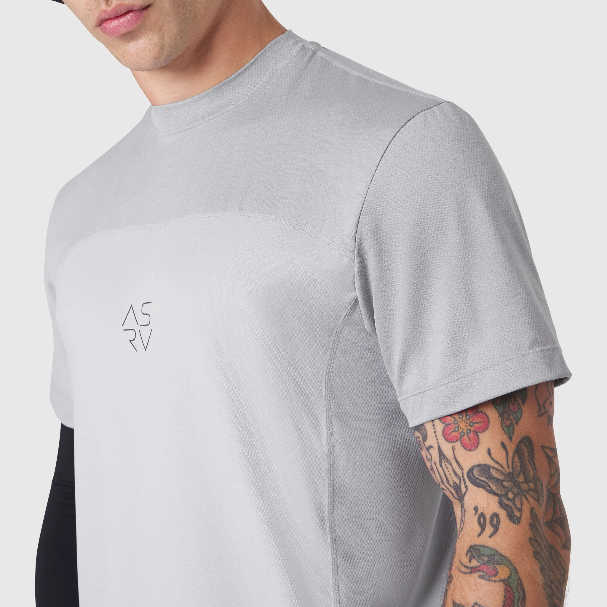 1191. AEROSILVER® UPF50+ Run Tee - Slate Grey - Image 7