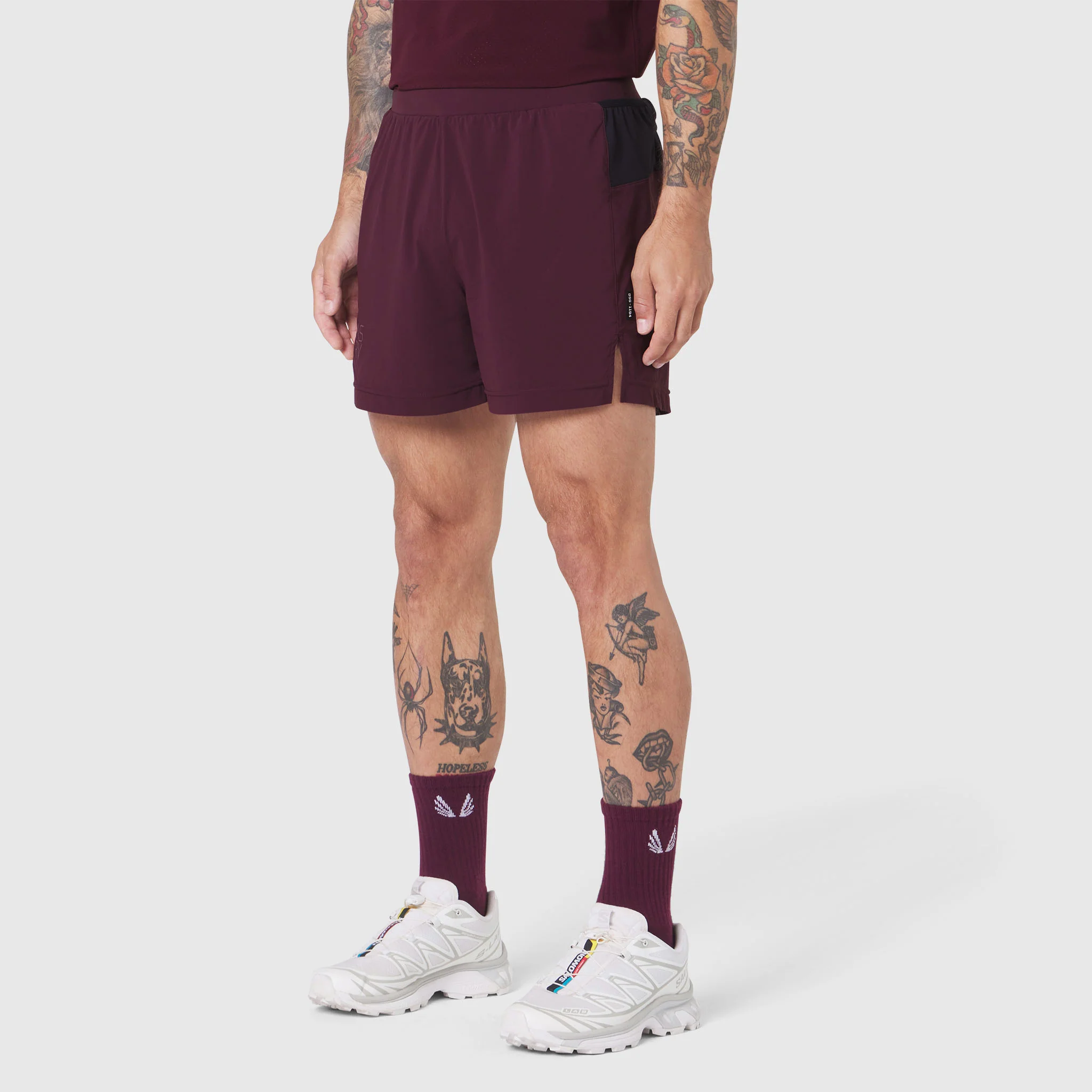 1194. Aerotex™ Distance Run Short - Merlot - Image 2