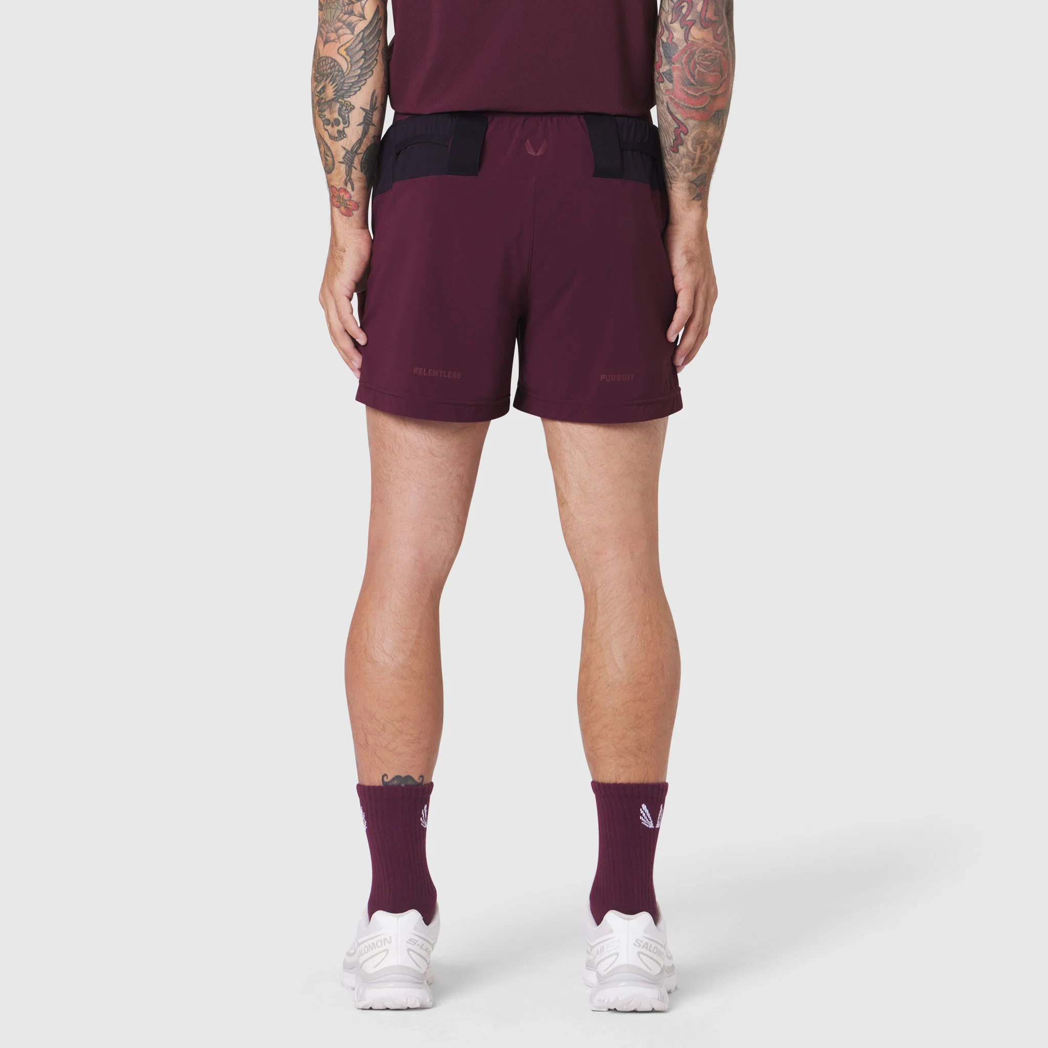 1194. Aerotex™ Distance Run Short - Merlot - Image 3