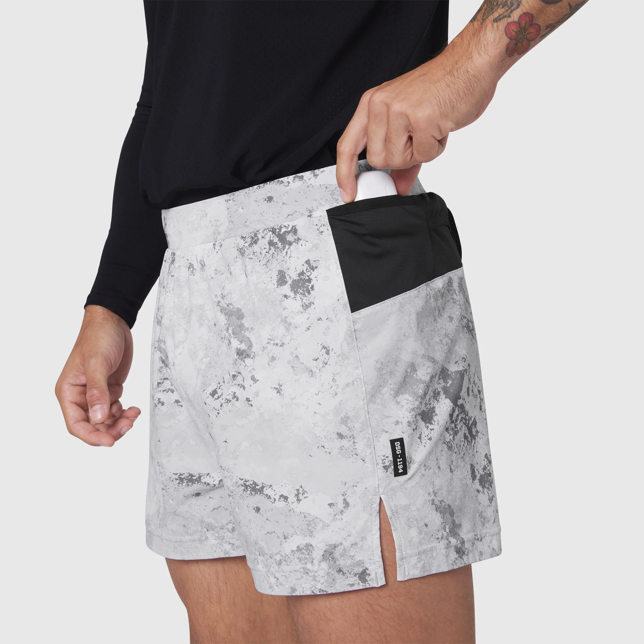 1194. Aerotex™ Distance Run Short - Sedona Snow Camo - Image 5