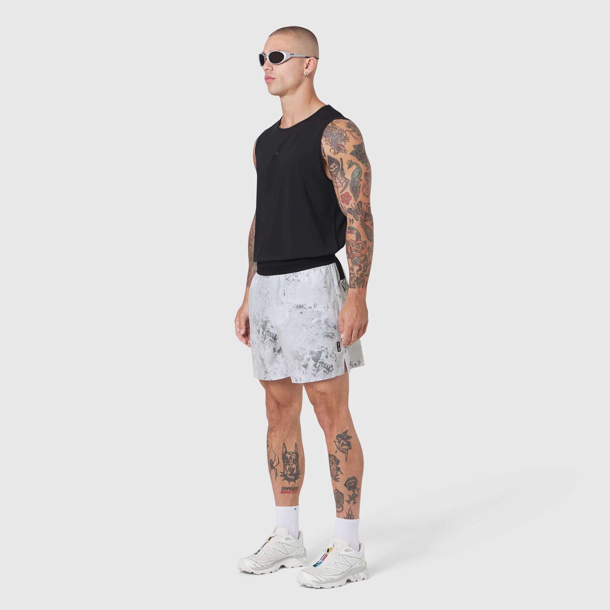 1195. TETRA-LITE® 5" Linerless Training Short - Sedona Snow Camo - Image 9