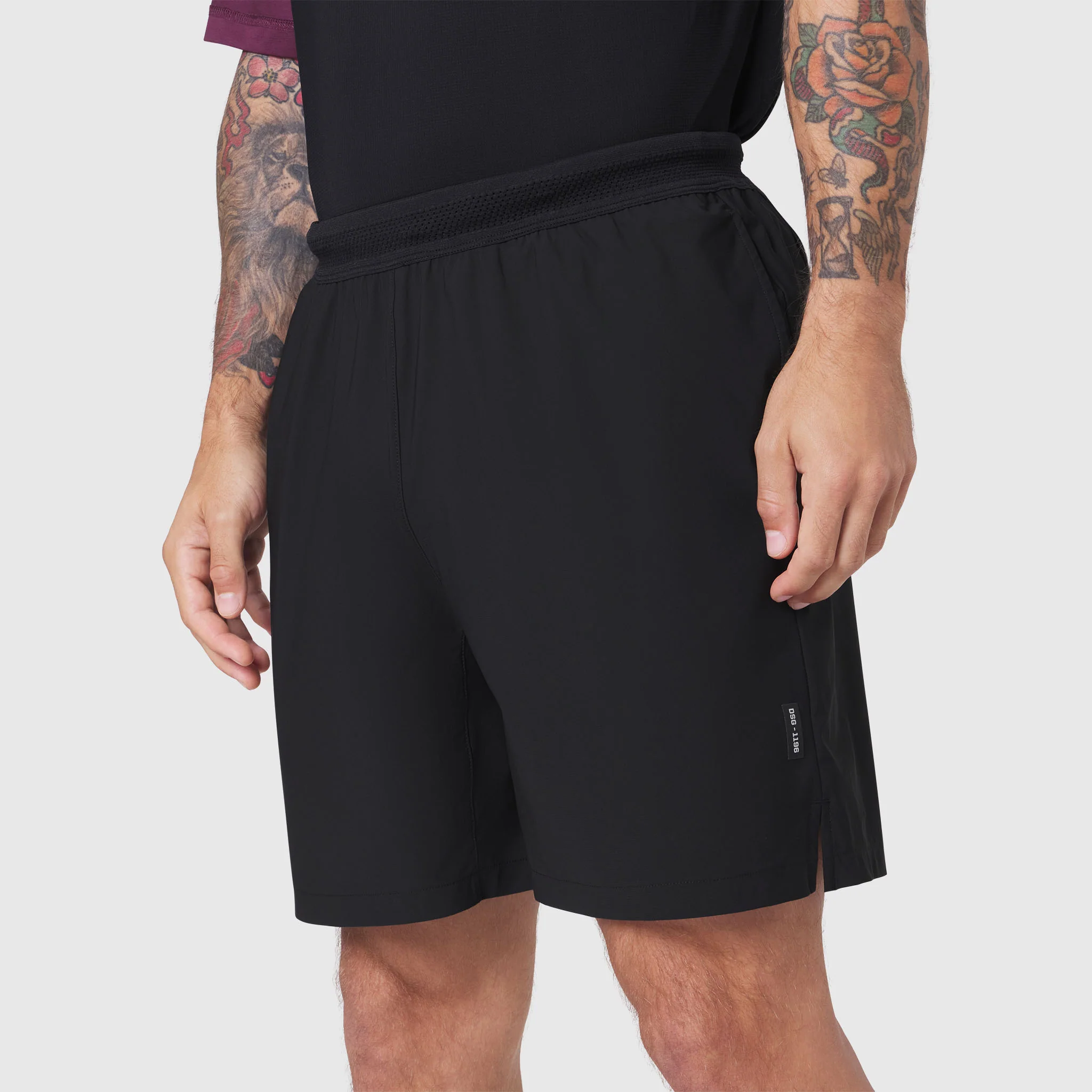 1196. TETRA-LITE® 7" Linerless Training Short - Black - Image 8