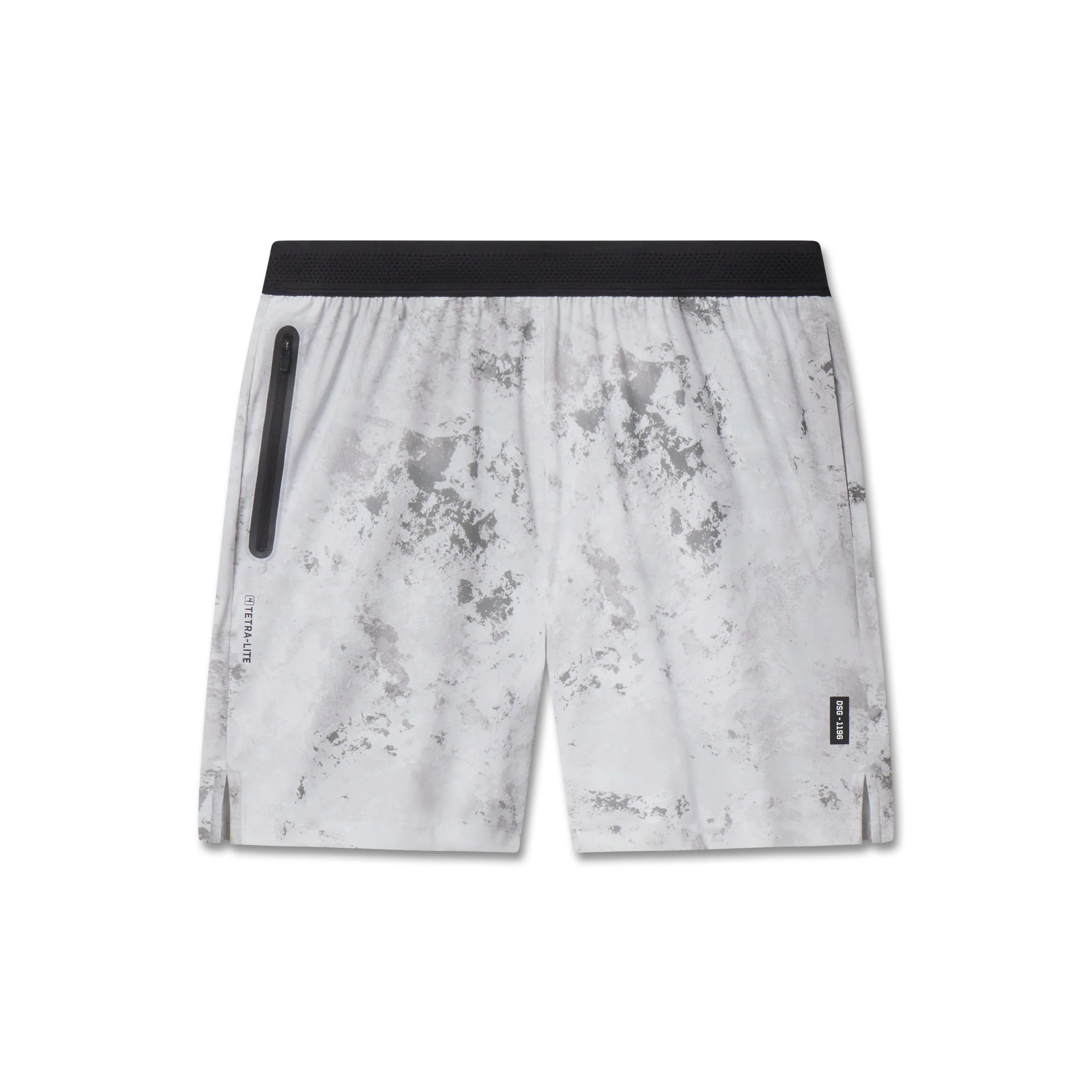 1196. TETRA-LITE® 7" Linerless Training Short - Sedona Snow Camo