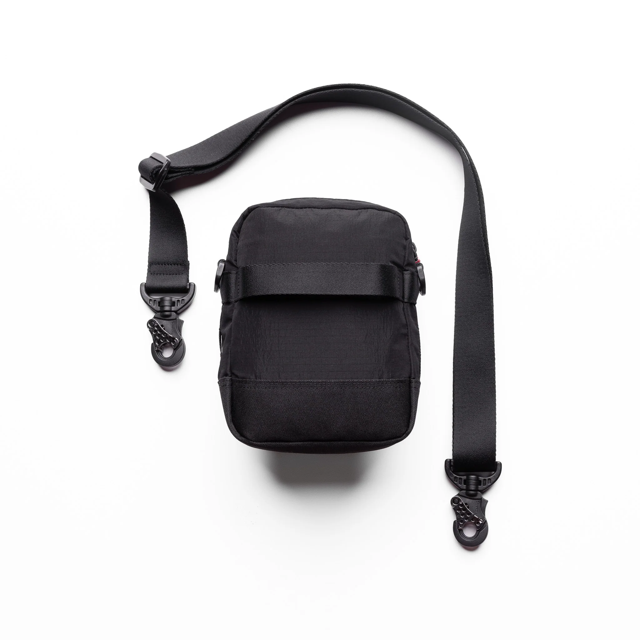 1232. Ripstop Shoulder Bag - Black - Image 5
