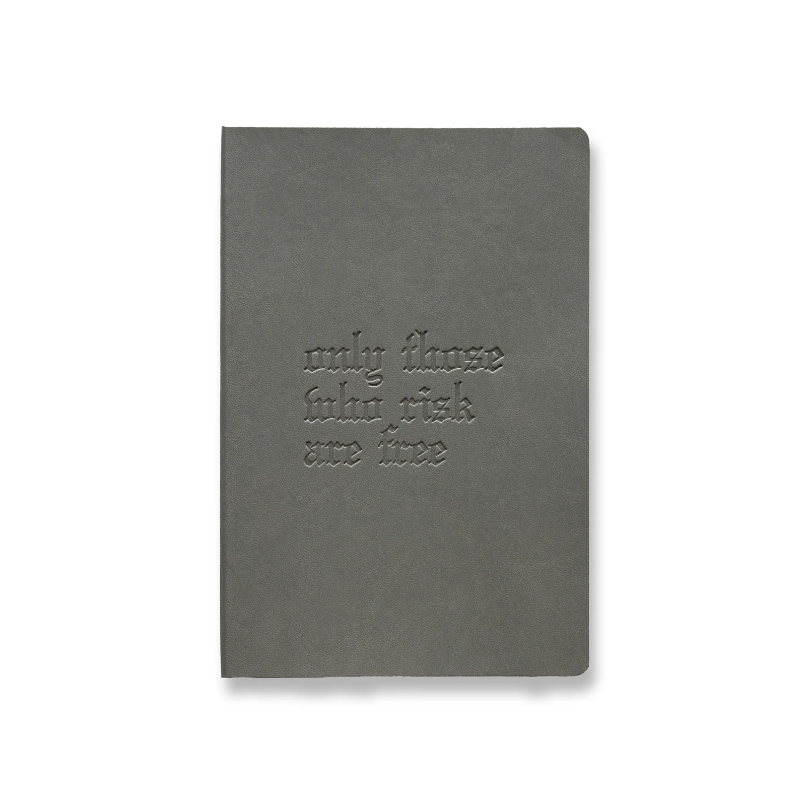 Soft Cover Notebook - Grey "OTWR"
