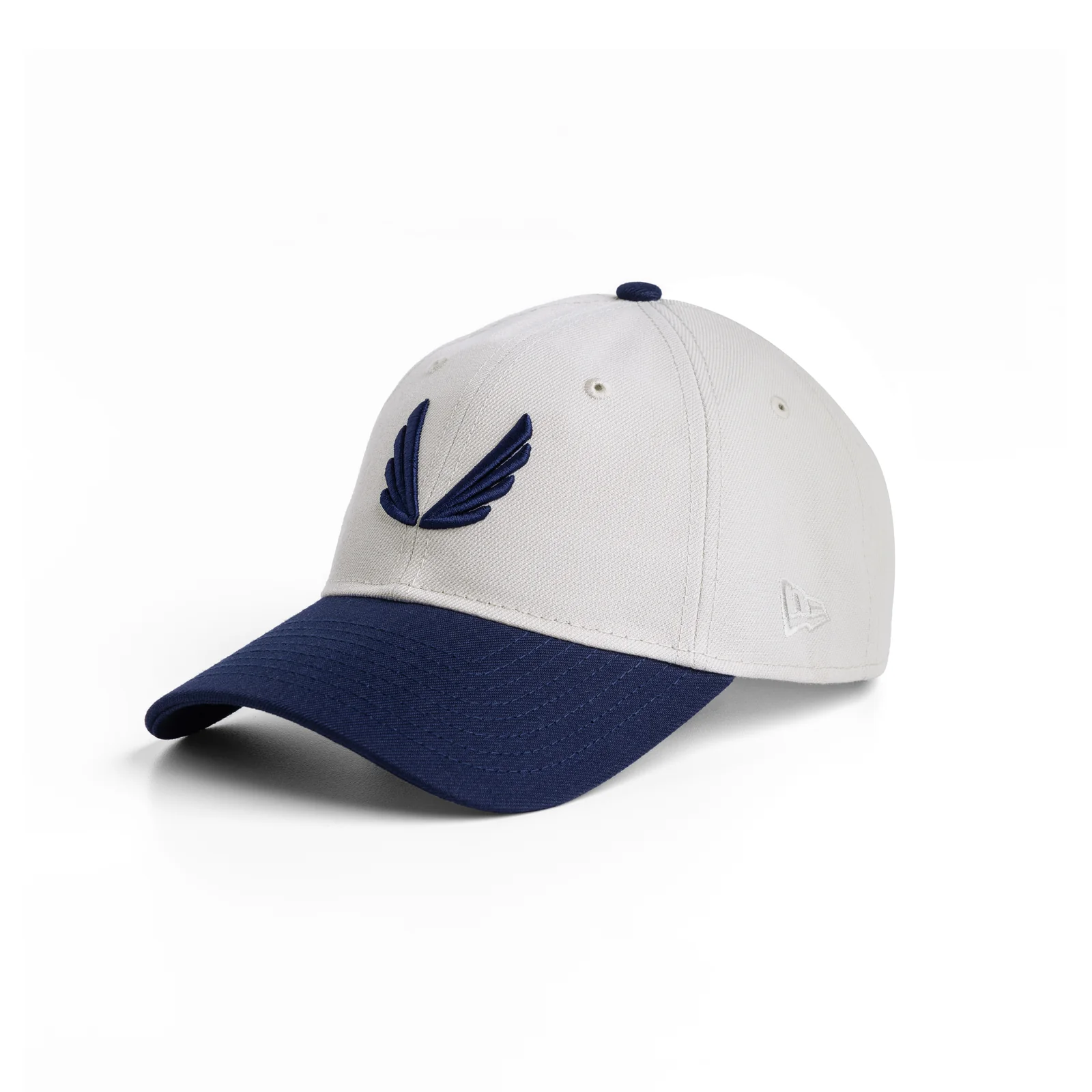 New Era® 9Twenty® Strapback Hat - Stone/Navy Two Tone - Image 2