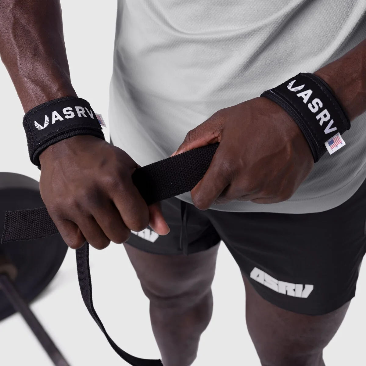 Padded Lifting Straps - Black - Image 2
