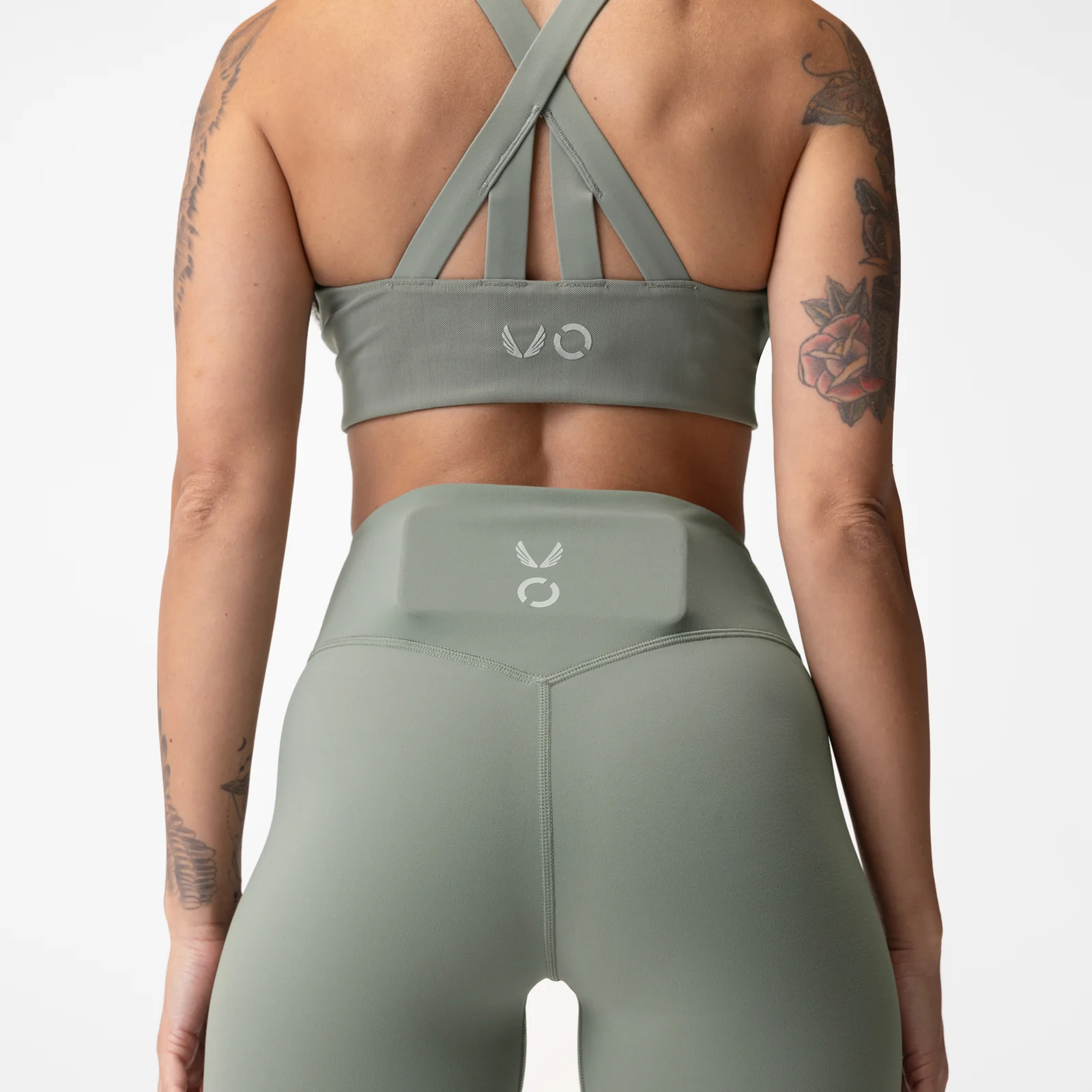ASRV x Equinox Lycra® 7/8 Legging - Sage - Image 3