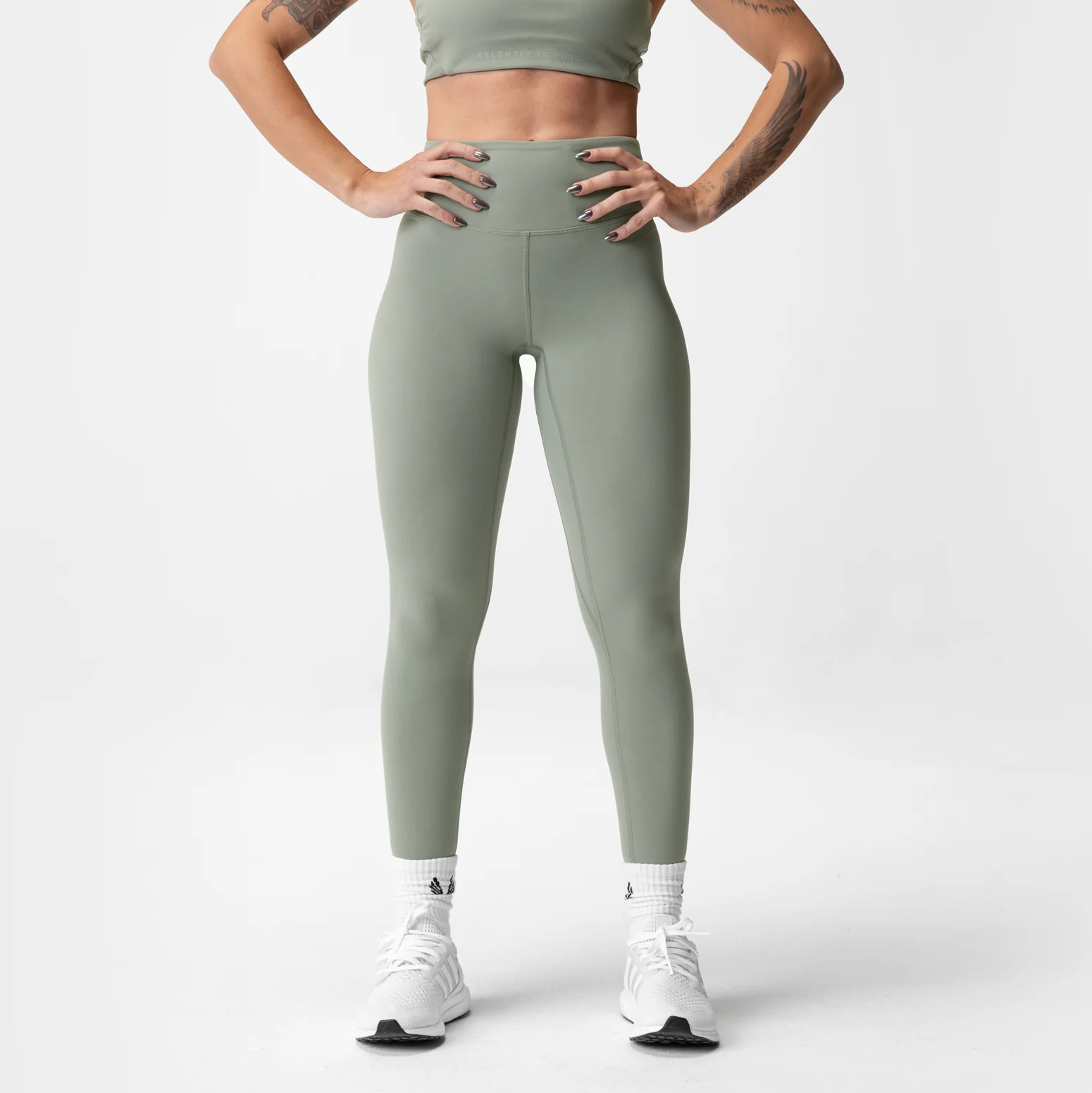 ASRV x Equinox Lycra® 7/8 Legging - Sage - Image 6
