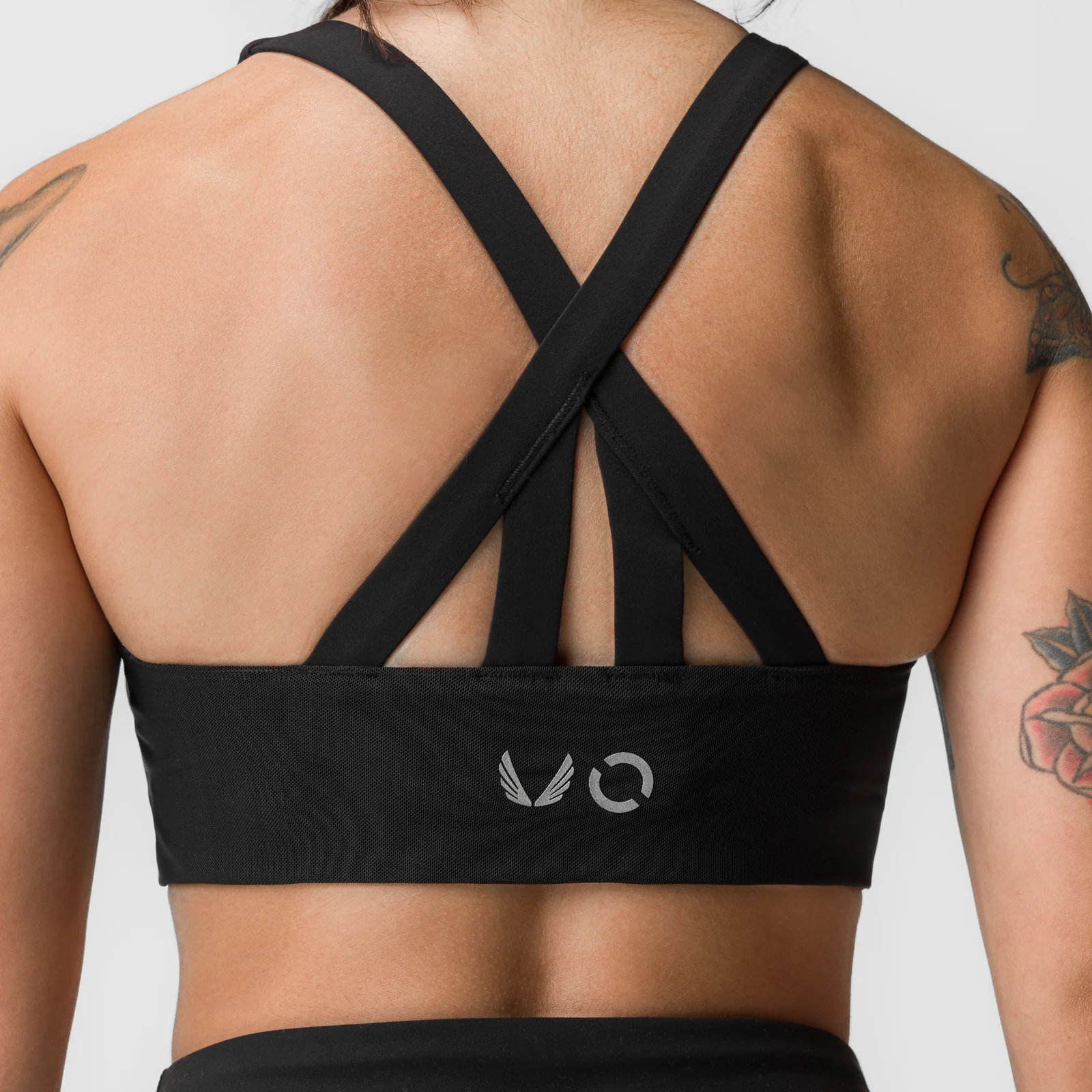 ASRV x Equinox Lycra® Hybrid Sports Bra - Black - Image 4