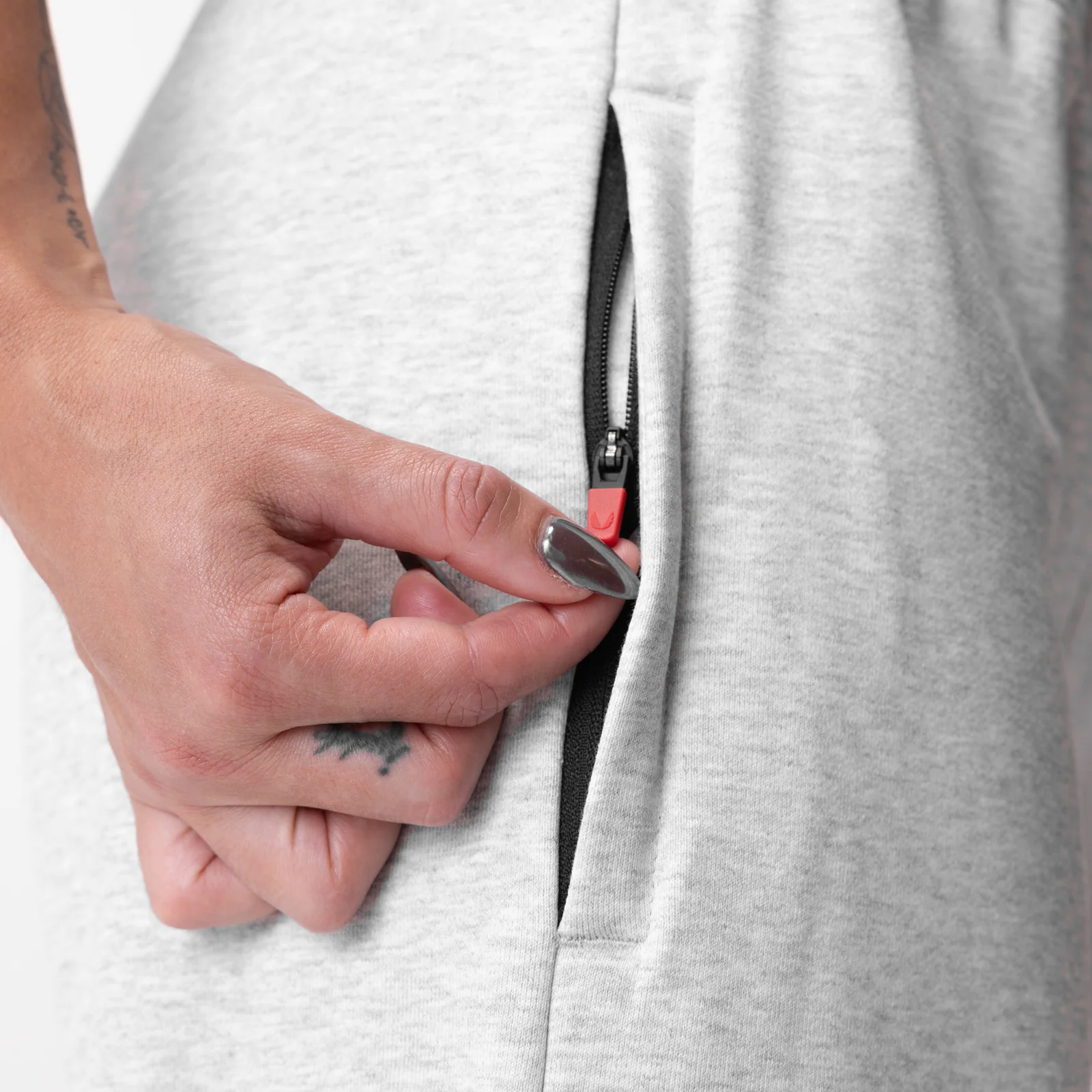 ASRV x Equinox Sorona® French-Terry Oversized Jogger - Heather Grey - Image 7