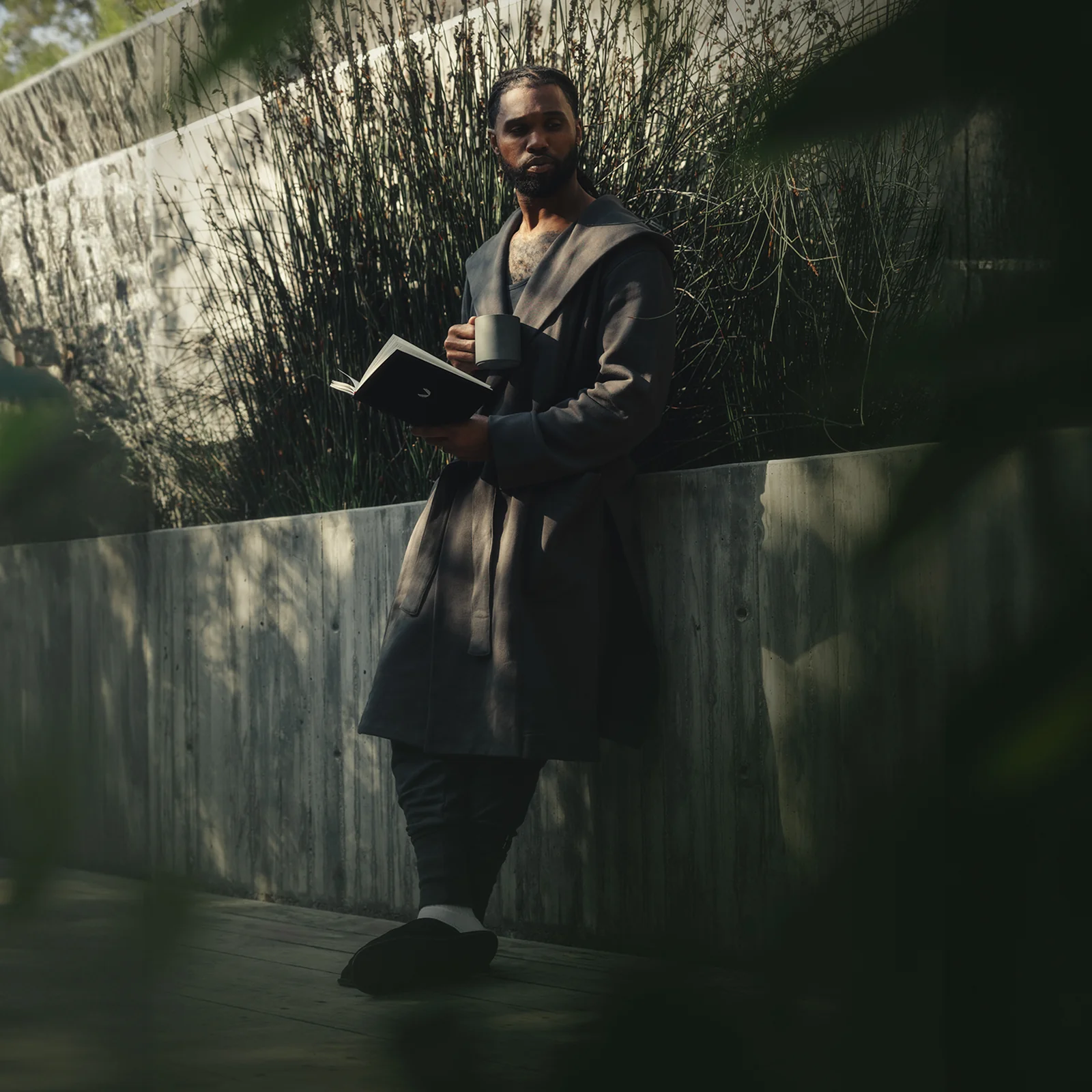 ASRV x Walden Heavyweight Robe - Carbon - Image 7