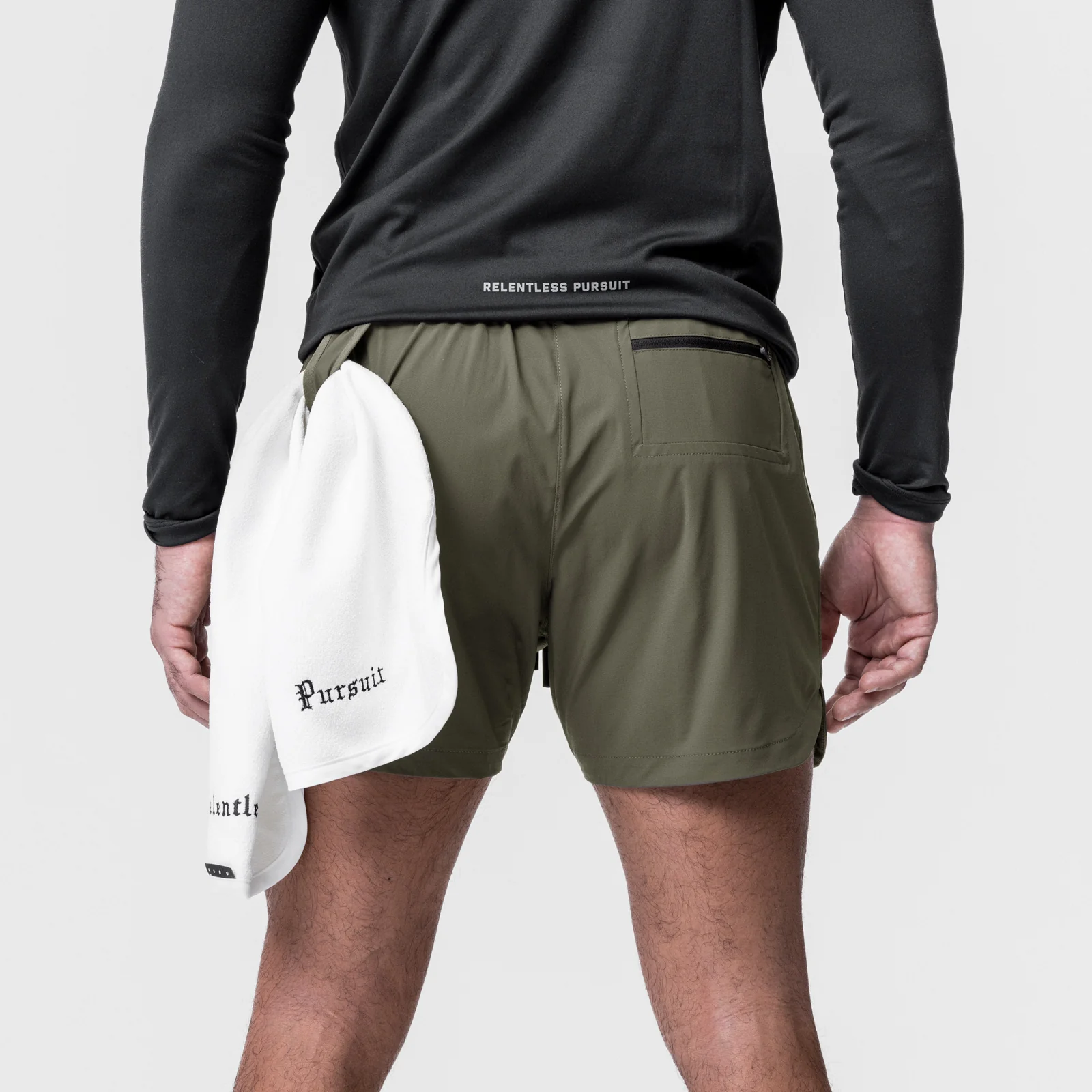 0751. Tetra-Lite® 5" Linerless Short - Olive "Reflective Classic" - Image 4