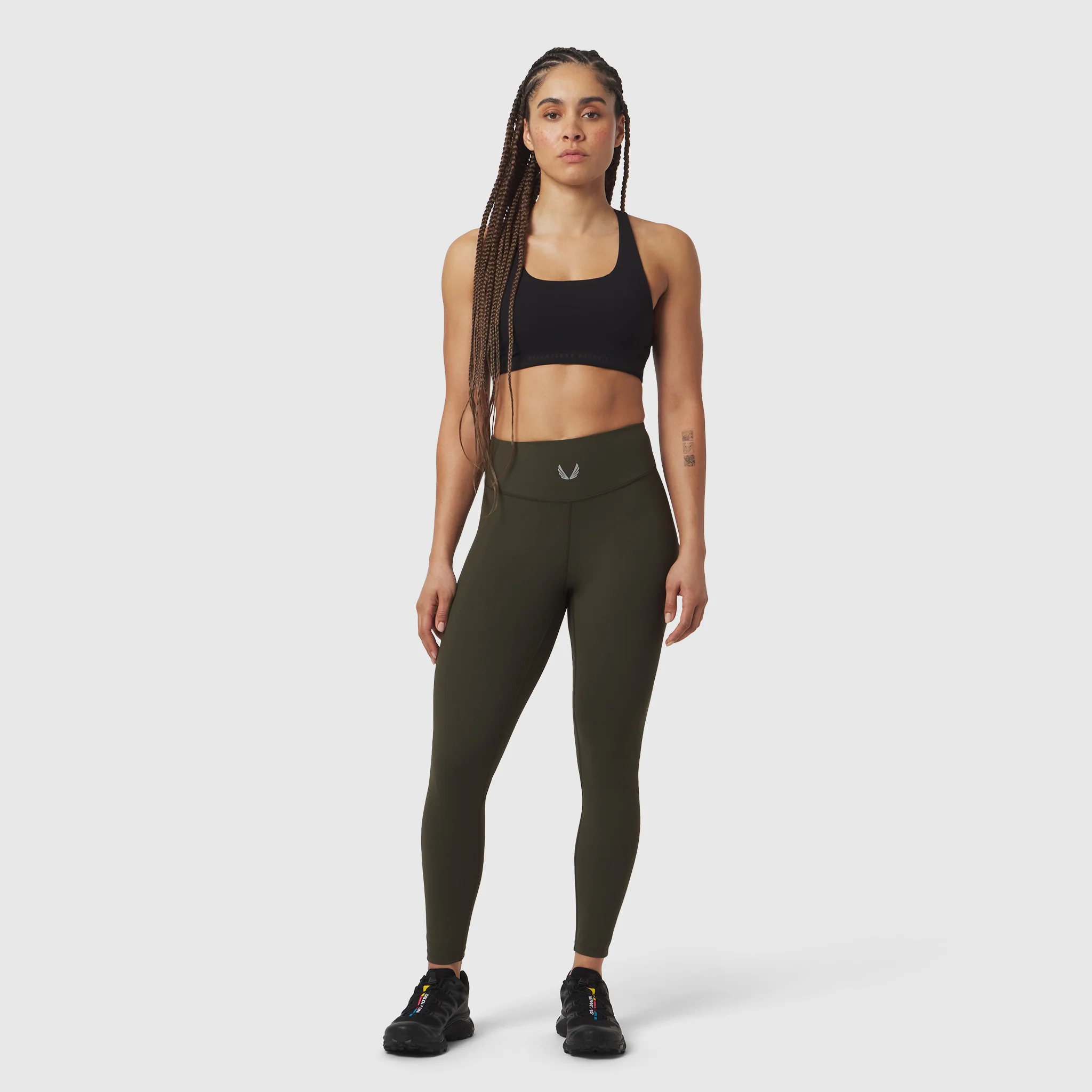 W002. LYCRA® ADAPTIV Legging - Olive - Image 3
