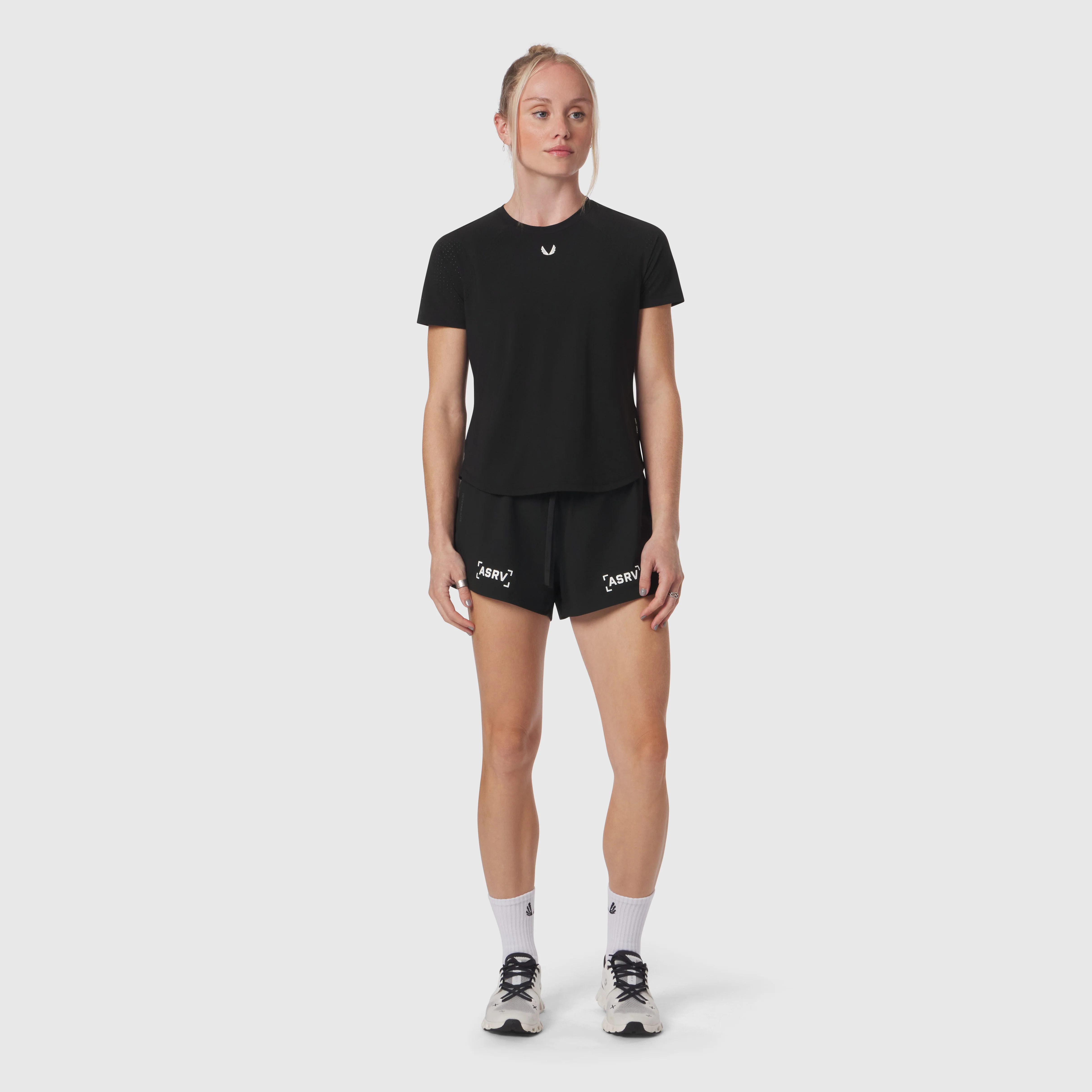 W017. Laser-Vent™ Established Tee - Black - Image 6