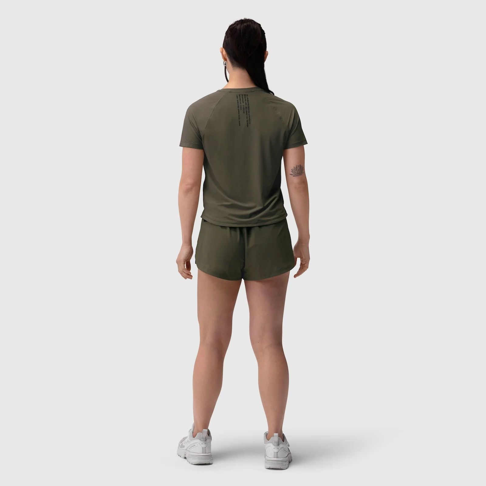 W017. Laser-Vent™ Established Tee - Olive - Image 9