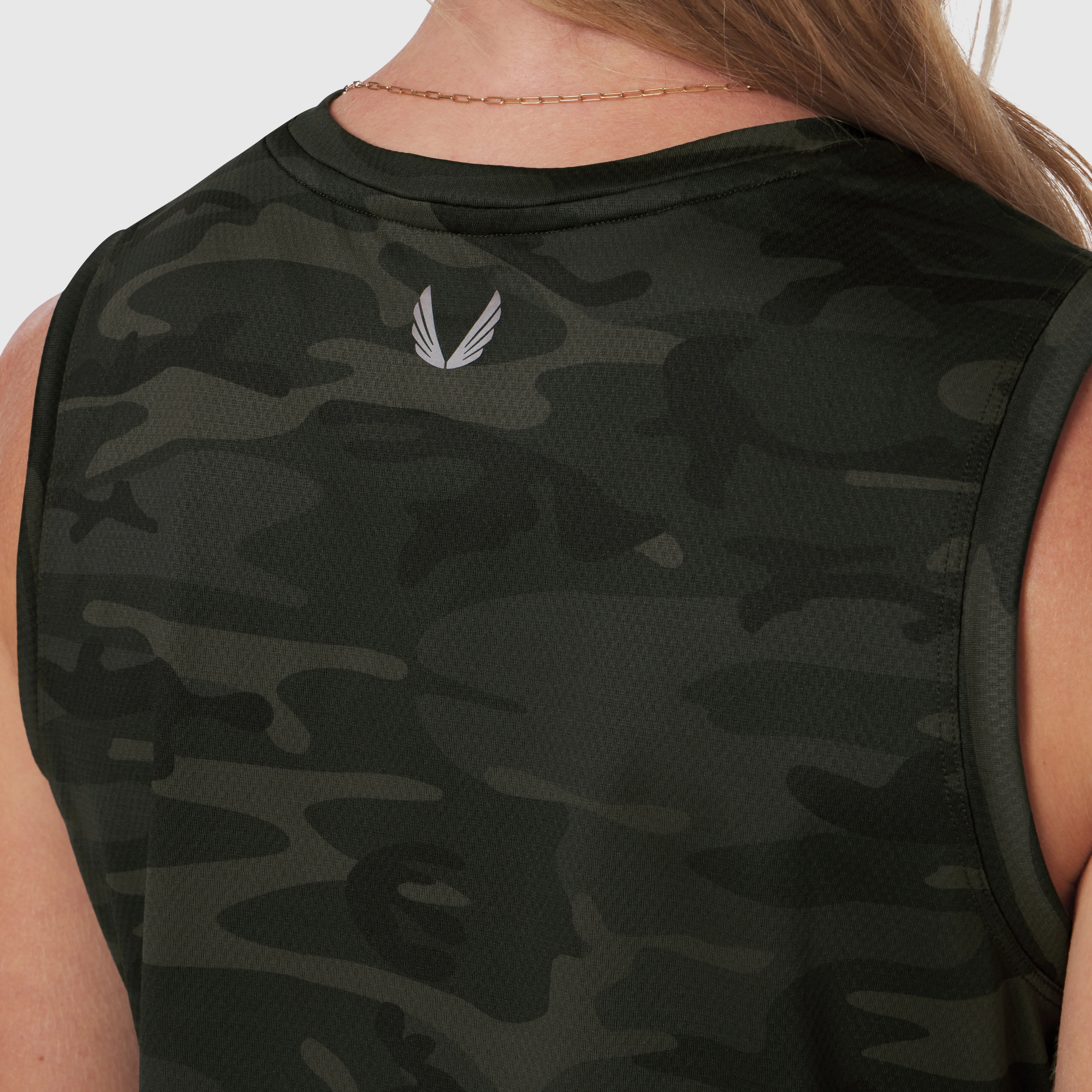 W020. AeroSilver® Tank Top - Dark Camo "RP" - Image 4