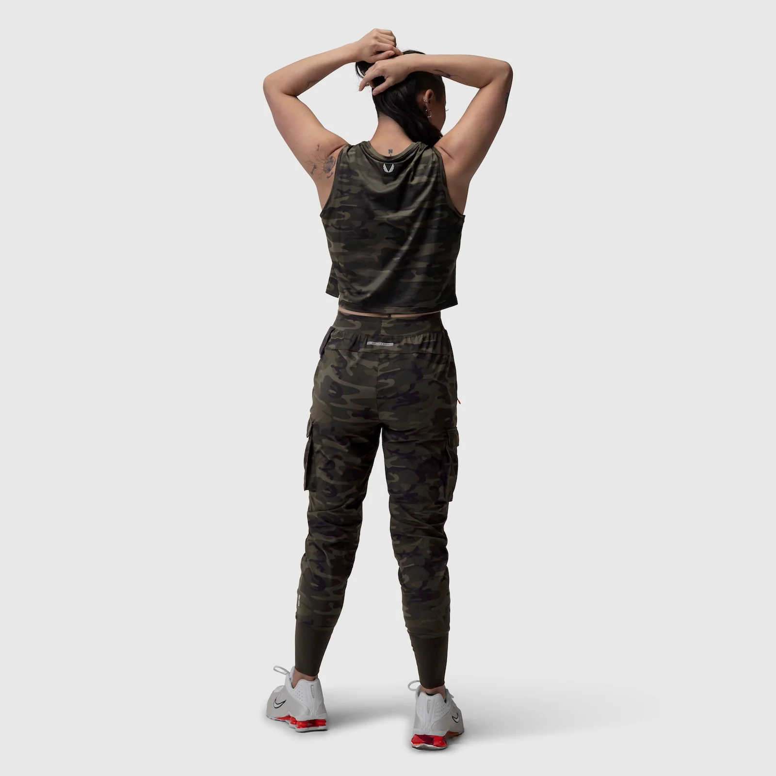 W020. AeroSilver® Tank Top - Dark Camo "RP" - Image 9