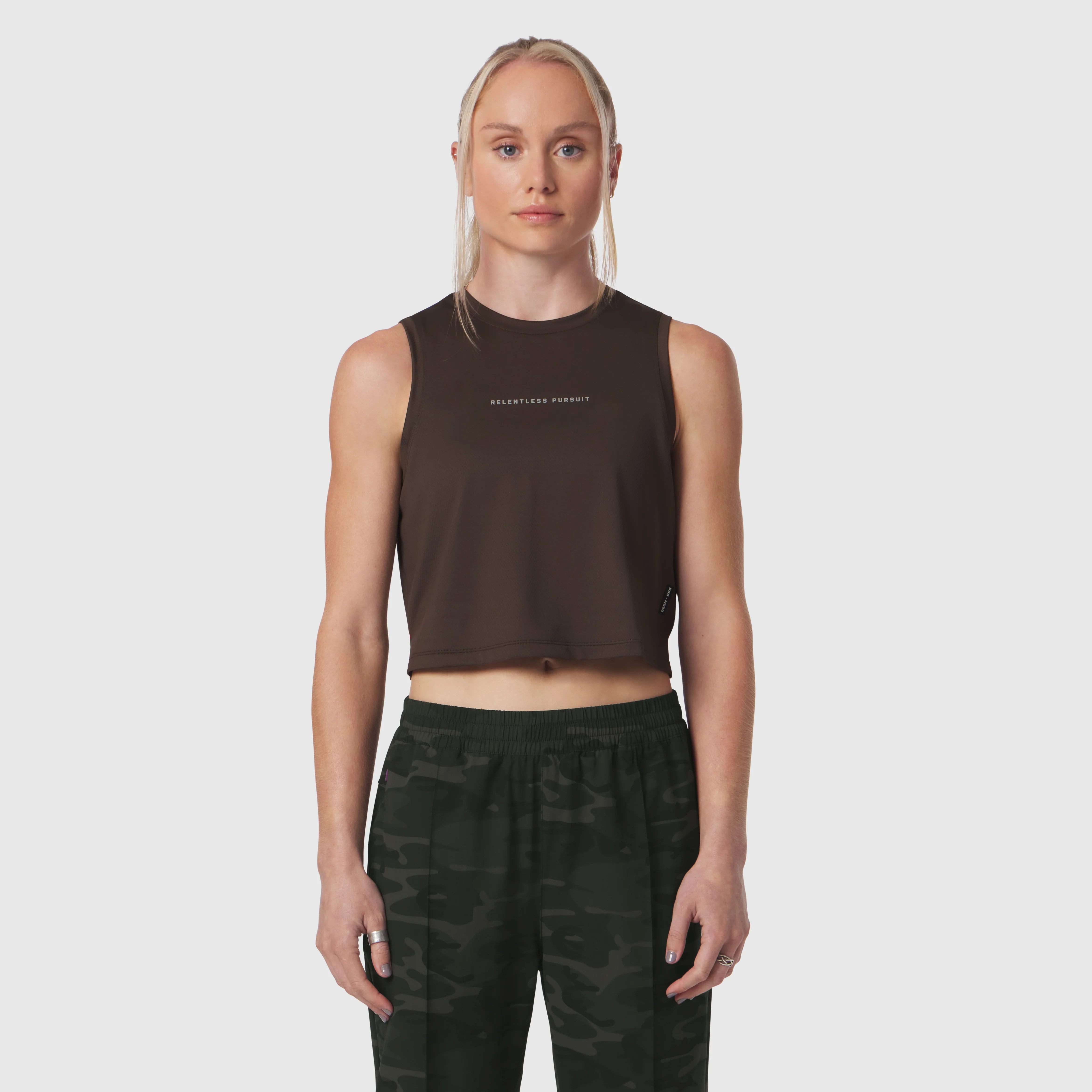 W020. AeroSilver® Tank Top - Dark Earth "RP"