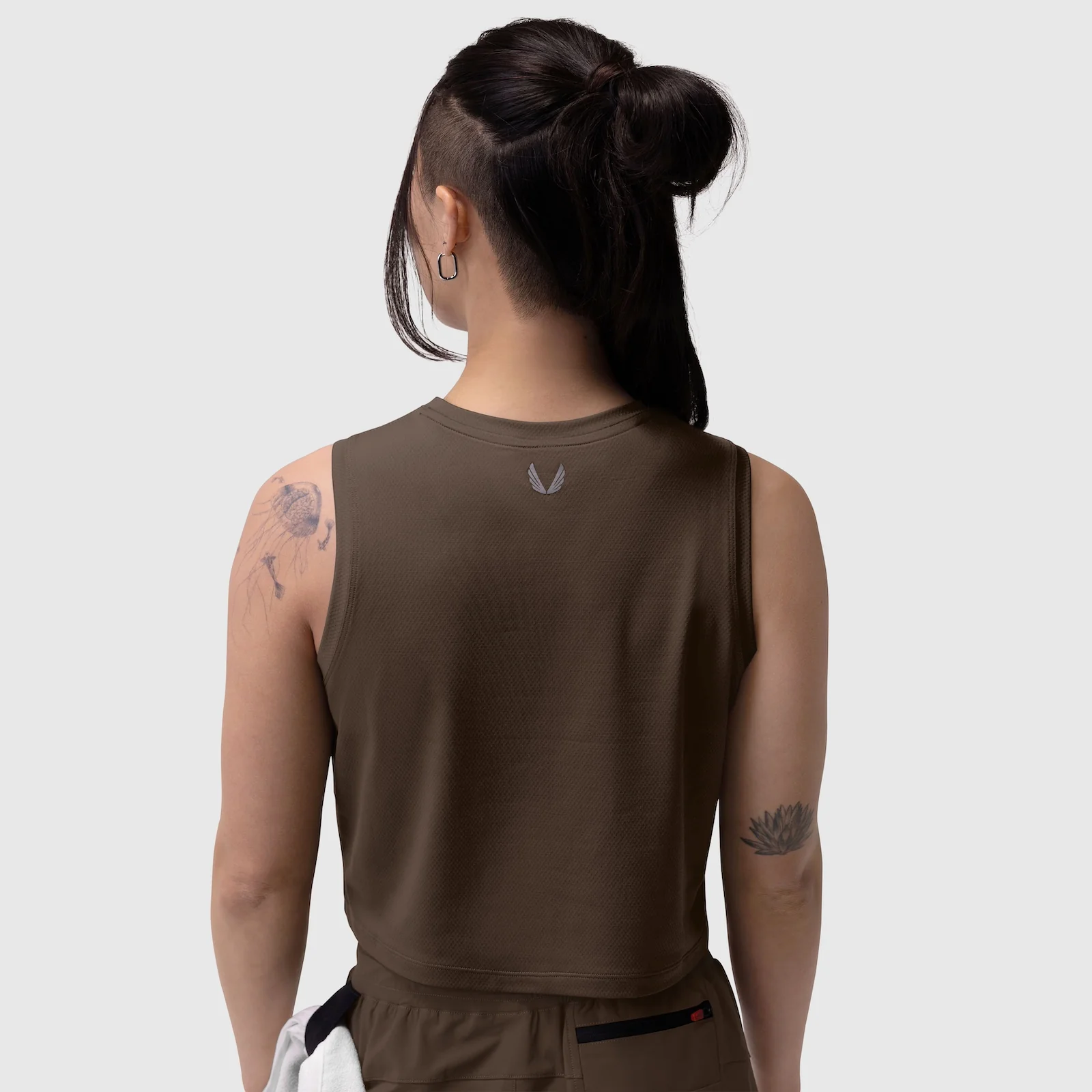 W020. AeroSilver® Tank Top - Dark Earth "RP" - Image 10