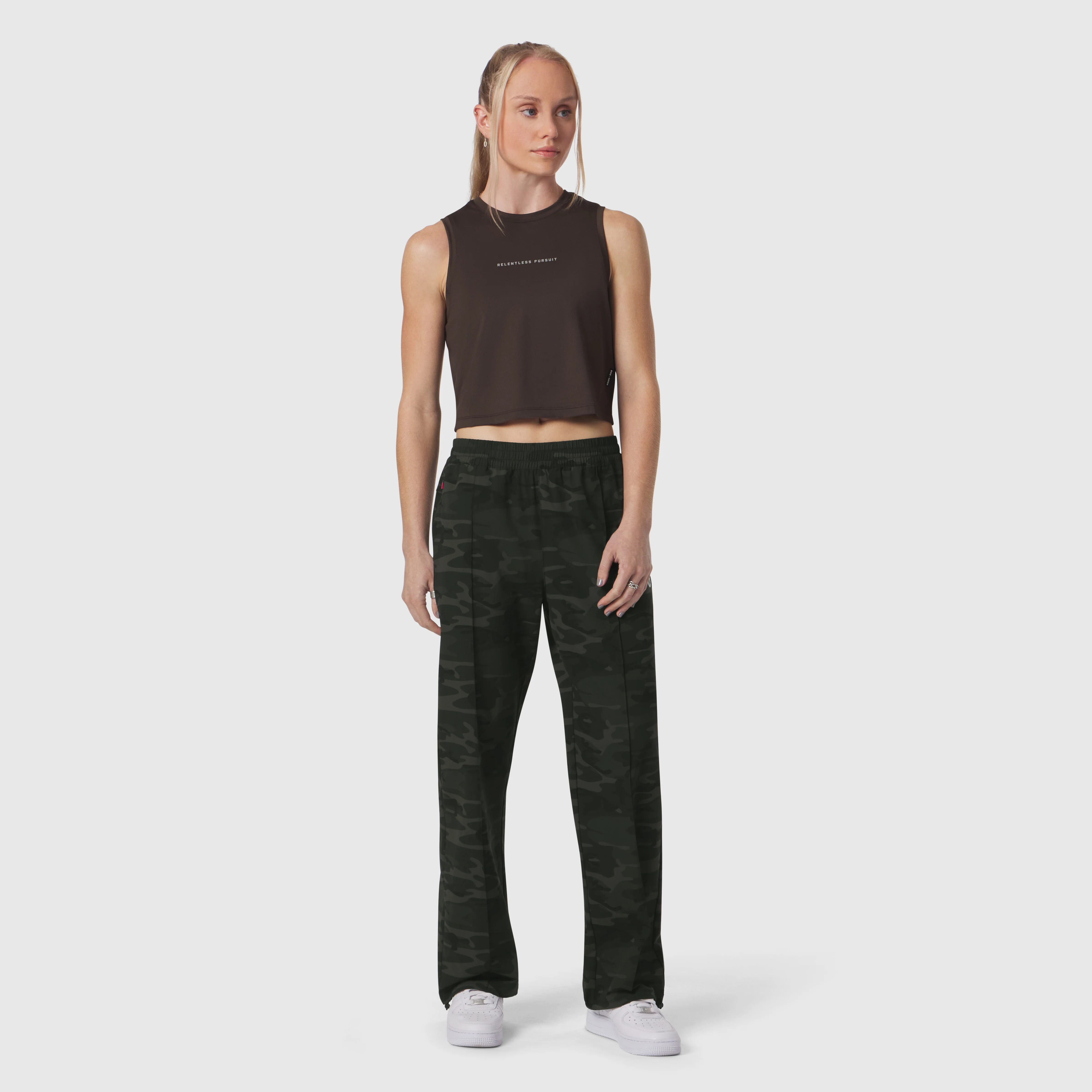 W020. AeroSilver® Tank Top - Dark Earth "RP" - Image 6