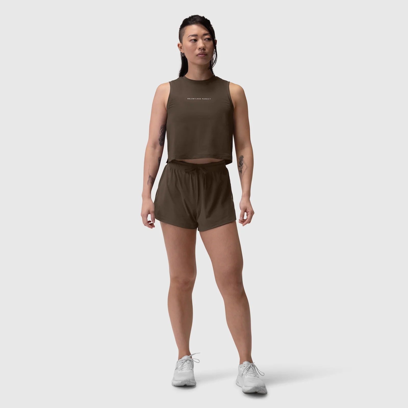 W020. AeroSilver® Tank Top - Dark Earth "RP" - Image 8