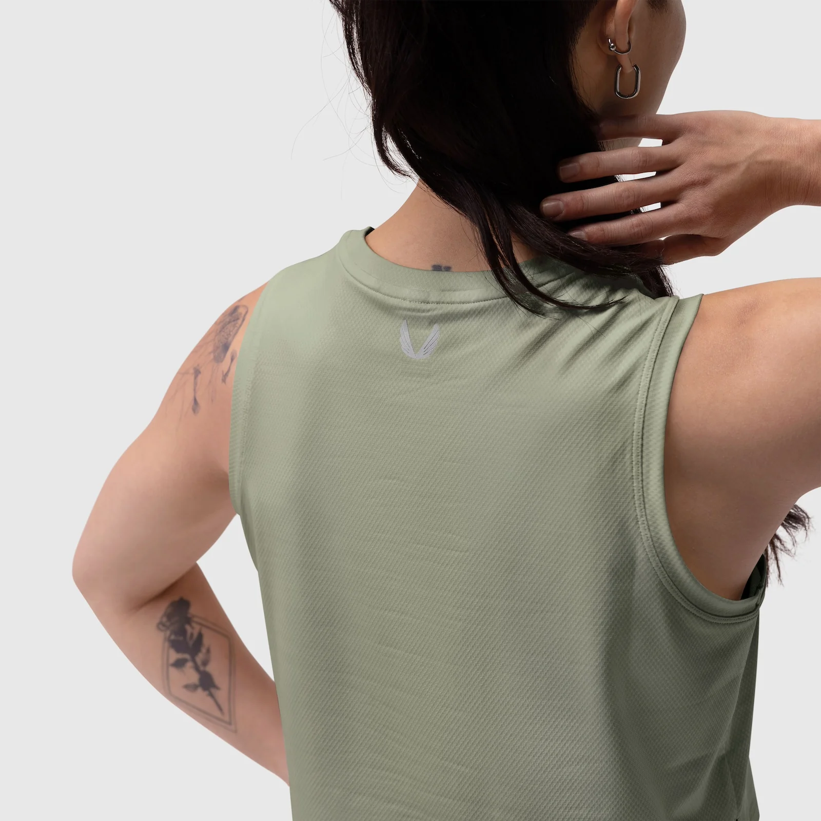 W020. AeroSilver® Tank Top - Sage "RP" - Image 10
