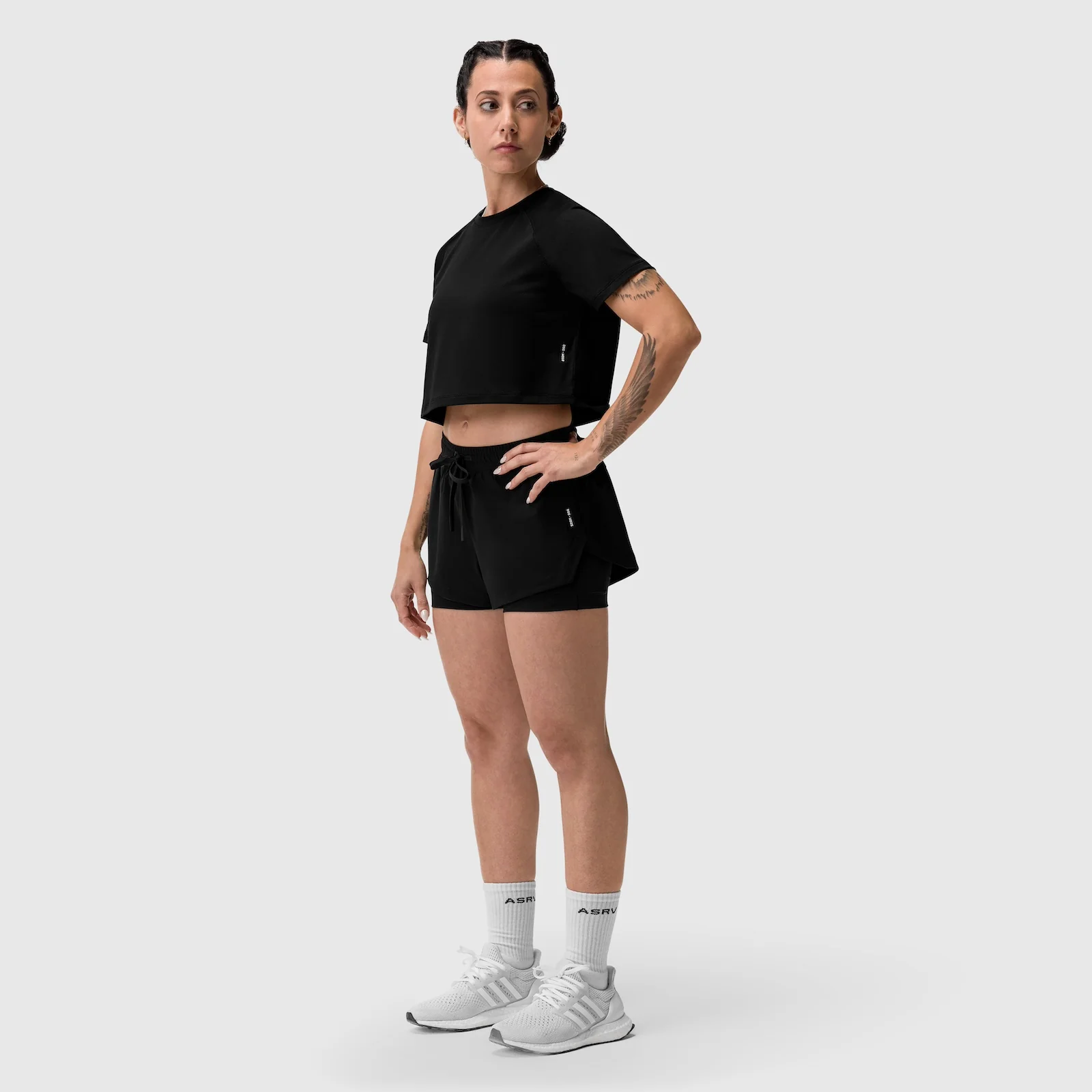 W025. Tetra-Lite® Liner Short - Black - Image 8