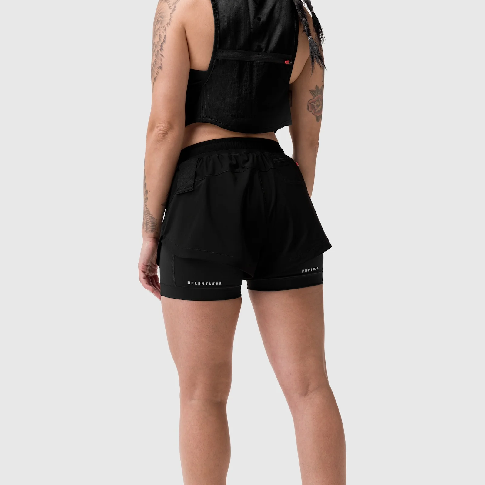 W025. Tetra-Lite® Liner Short - Black "Bracket" - Image 11