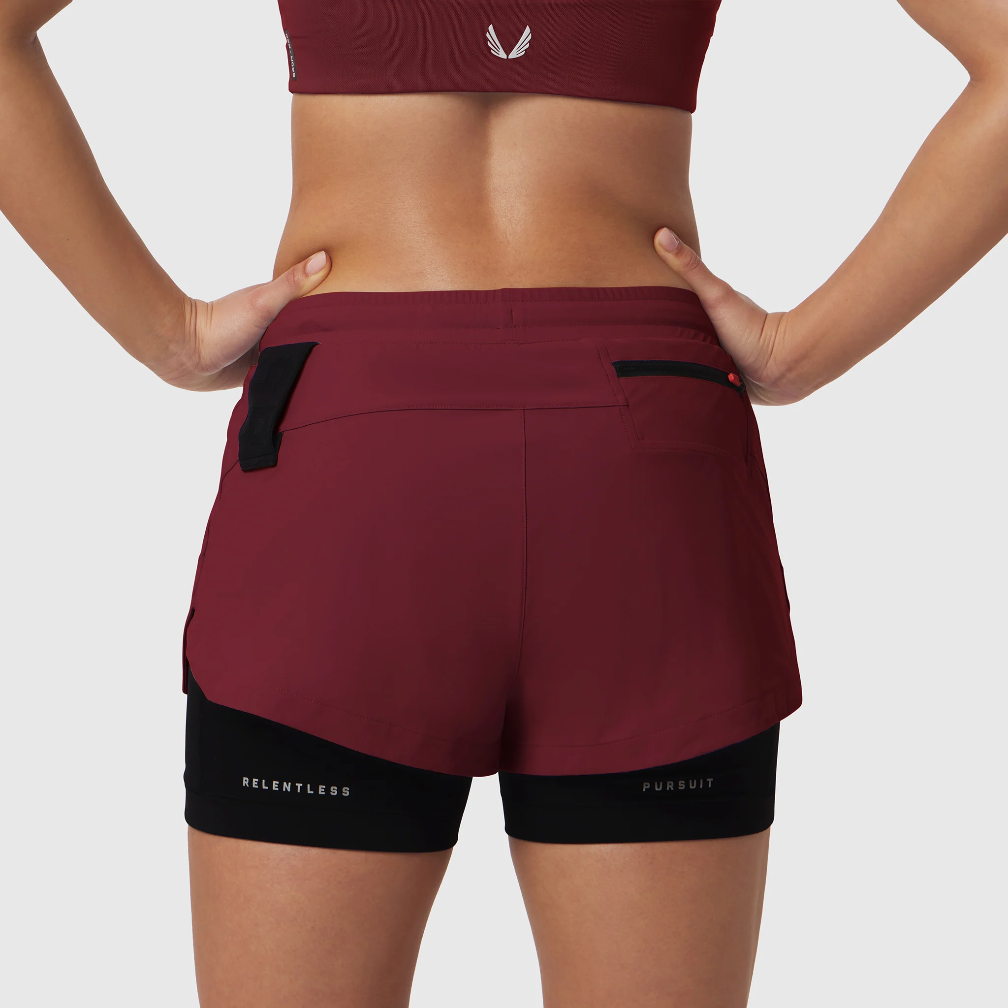 W025. Tetra-Lite® Liner Short - Crimson - Image 6