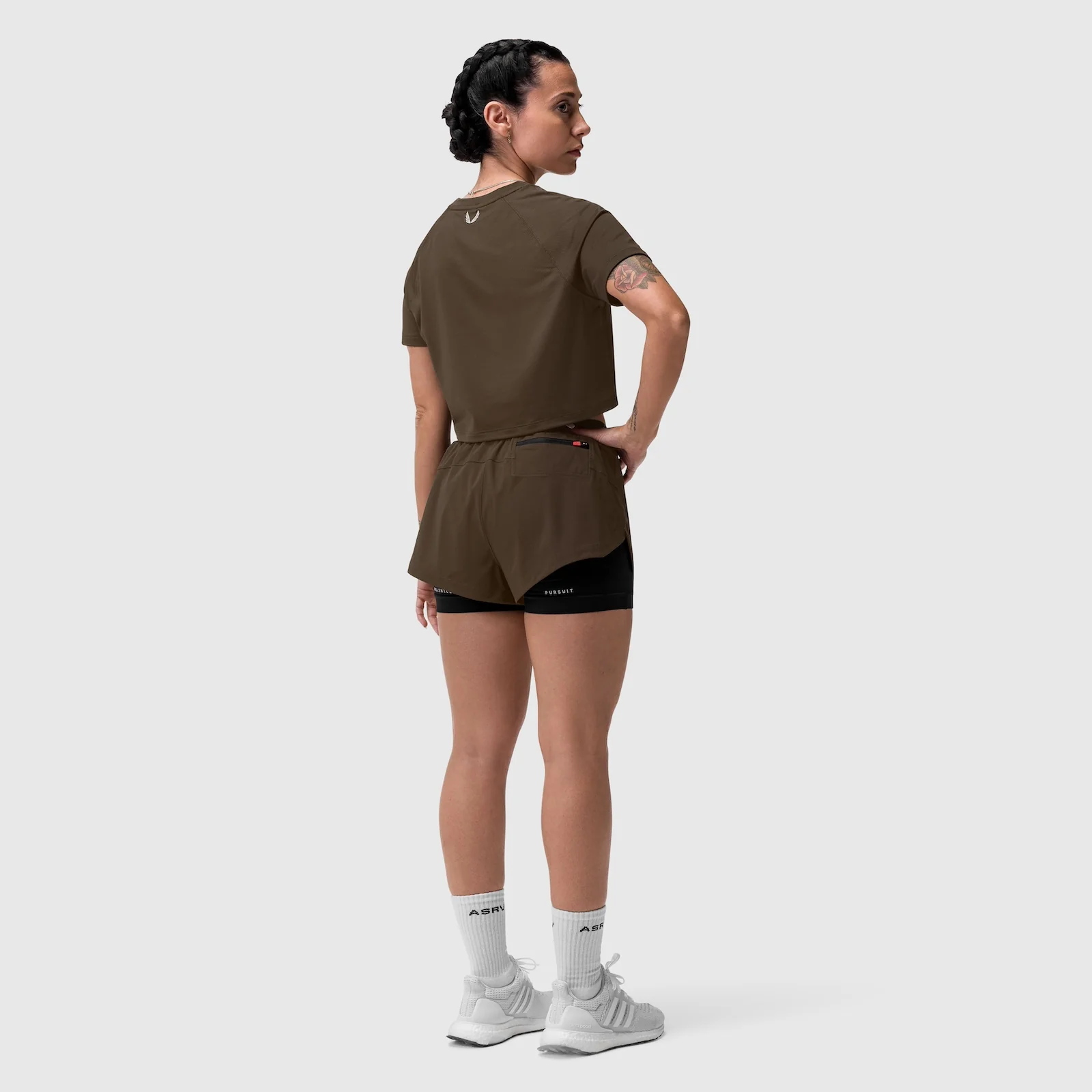 W025. Tetra-Lite® Liner Short - Dark Earth - Image 3