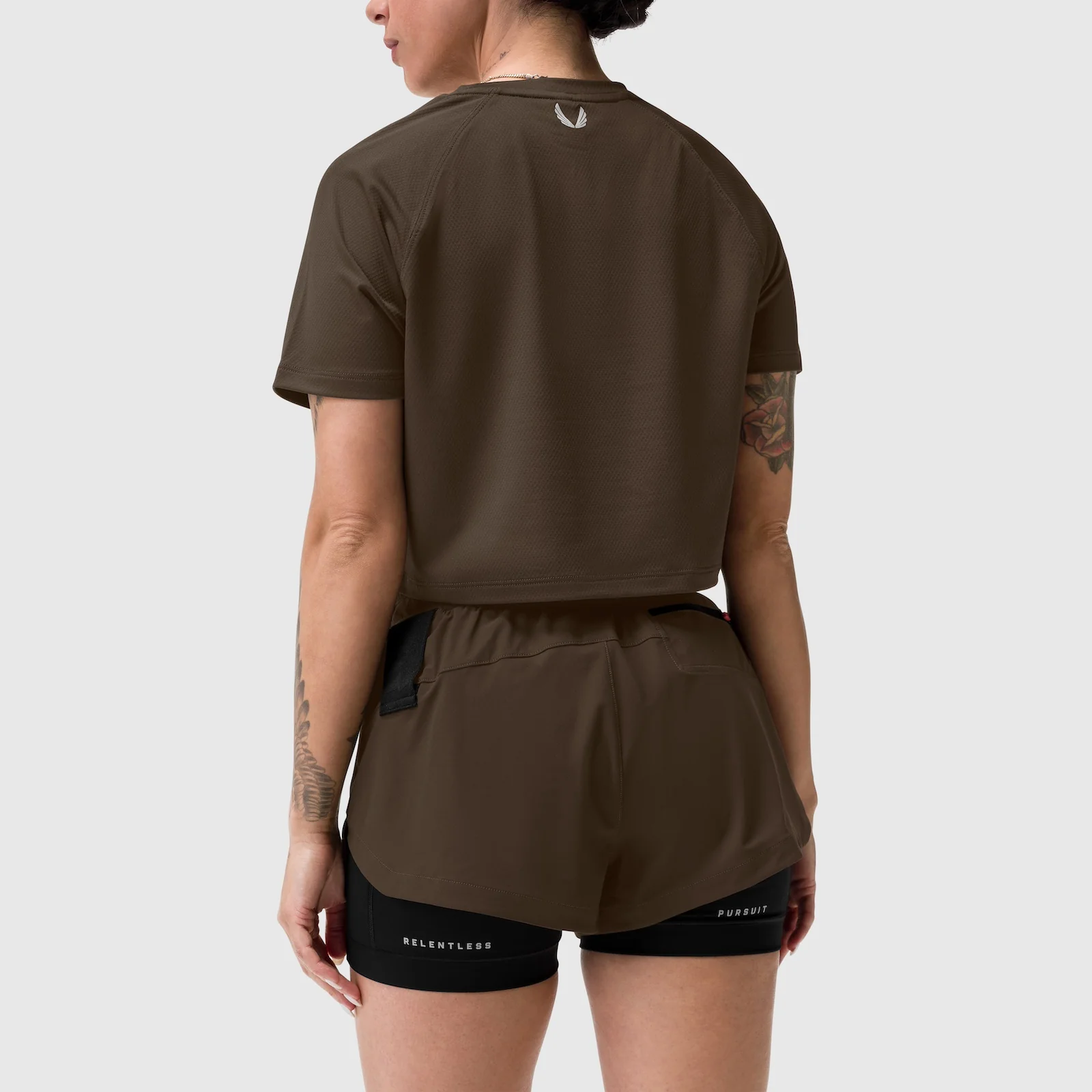 W025. Tetra-Lite® Liner Short - Dark Earth - Image 5