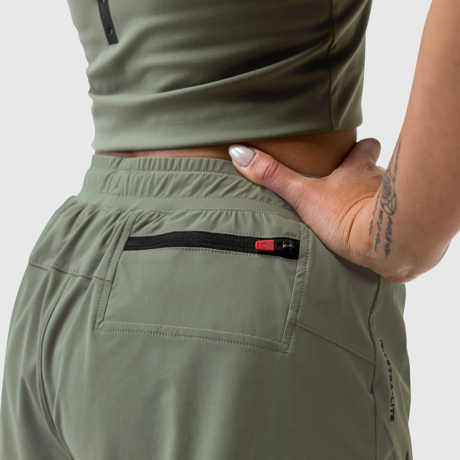 W025. Tetra-Lite® Liner Short - Sage - Image 11