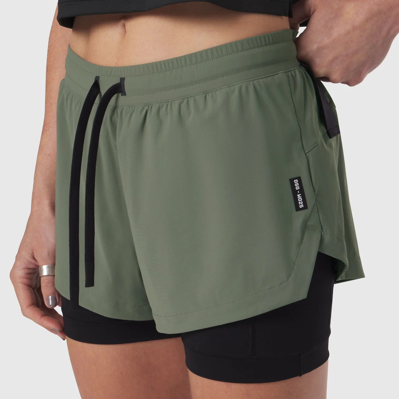 W025. Tetra-Lite® Liner Short - Sage - Image 3