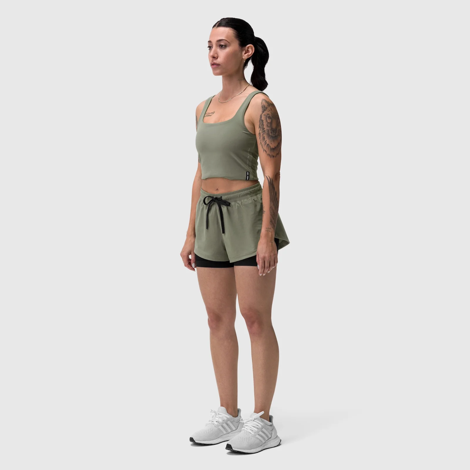 W025. Tetra-Lite® Liner Short - Sage - Image 8