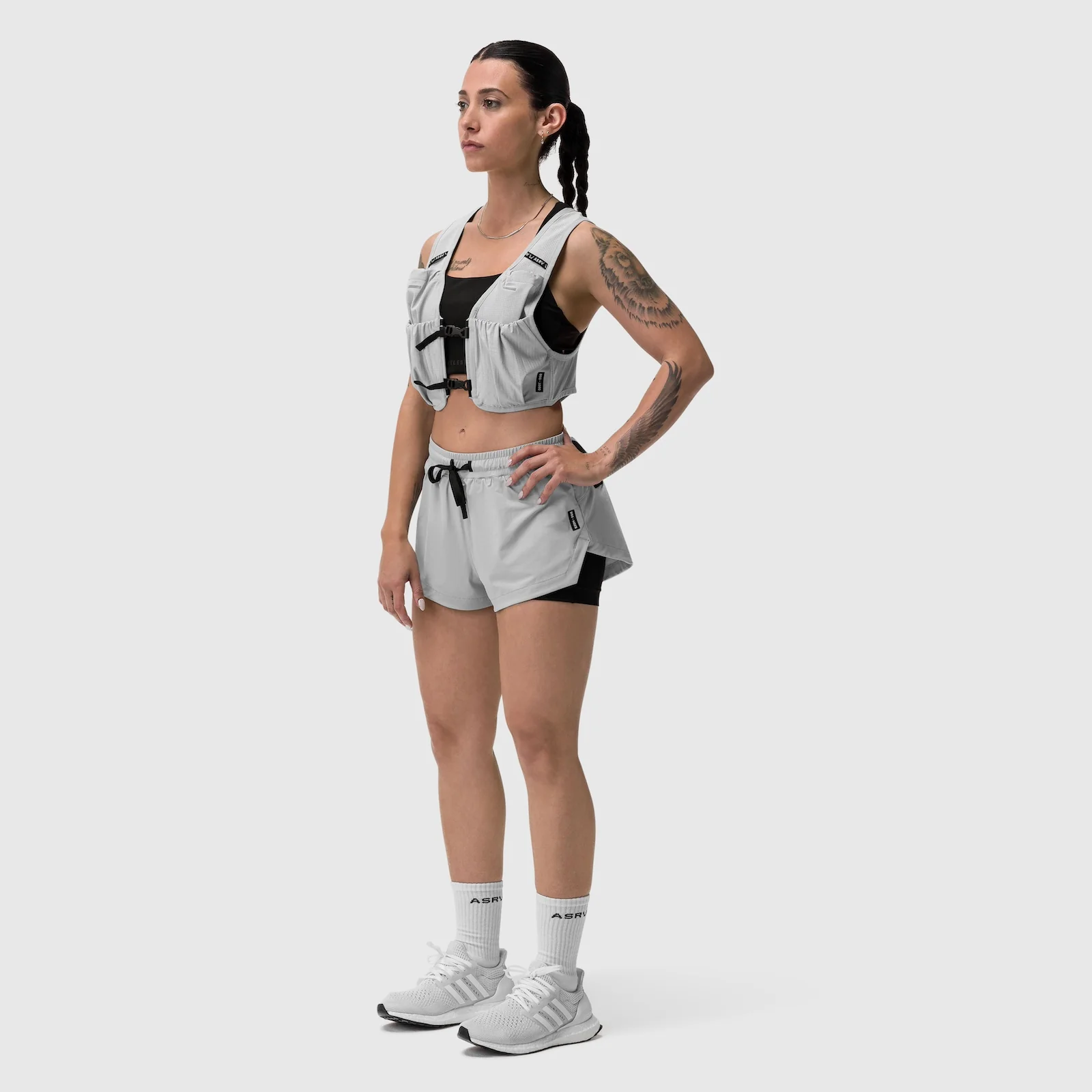 W025. Tetra-Lite® Liner Short - Slate Grey - Image 7