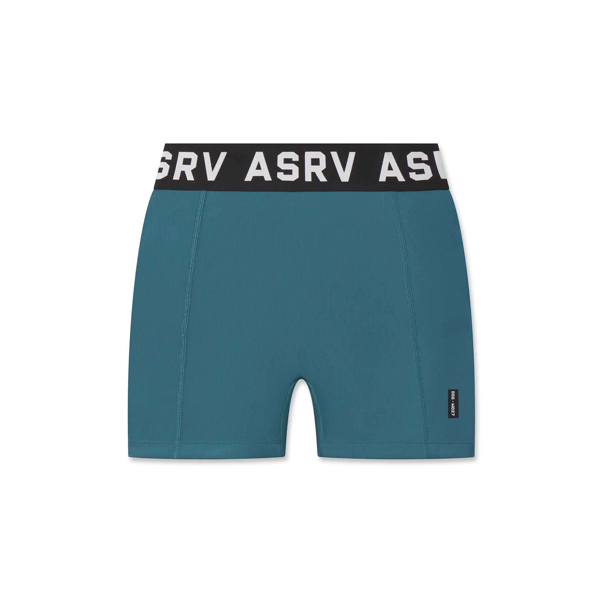 W027. LYCRA® Ribbed Short - Storm - Image 9