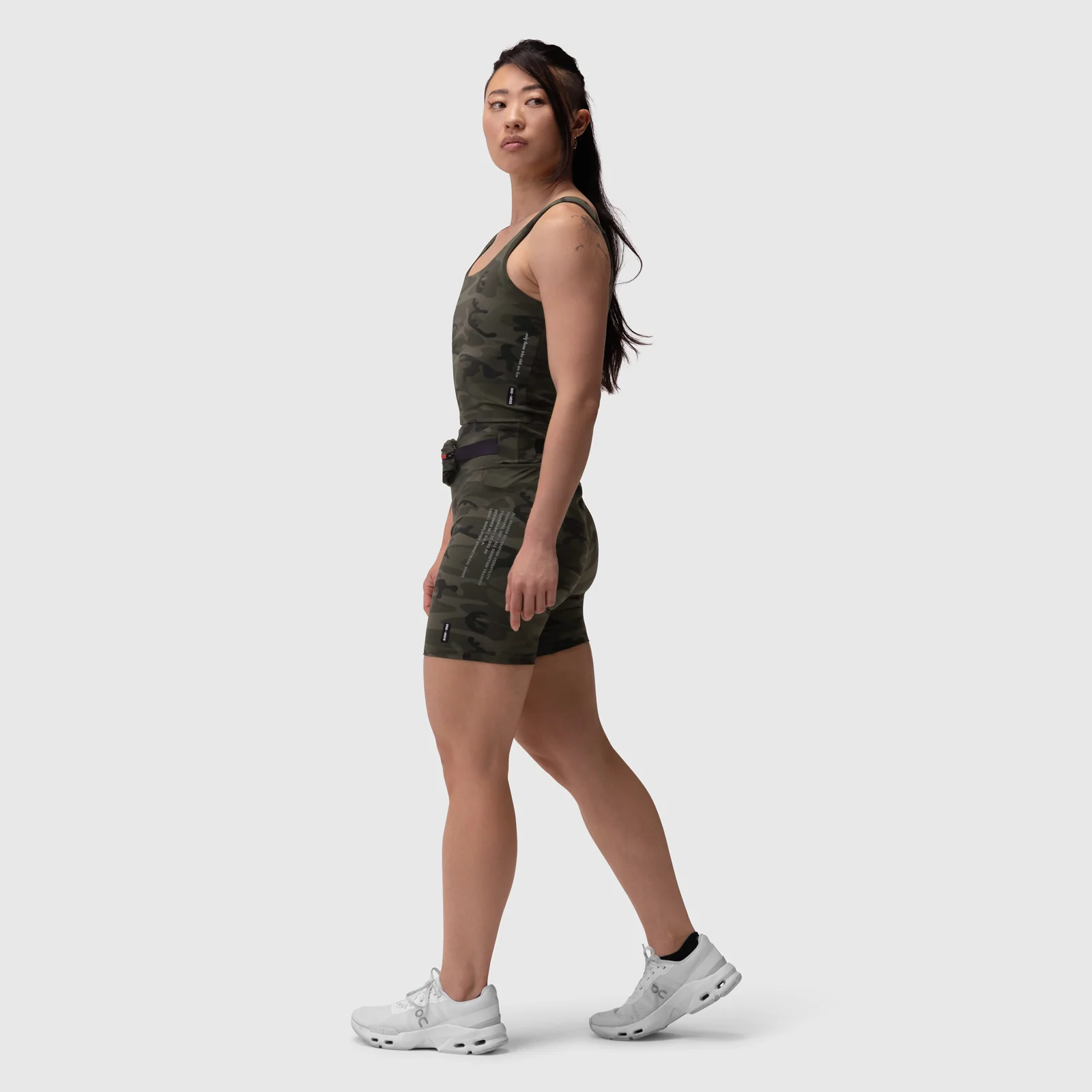 W029. LYCRA® 3-in-1 Biker Short - Dark Camo - Image 13