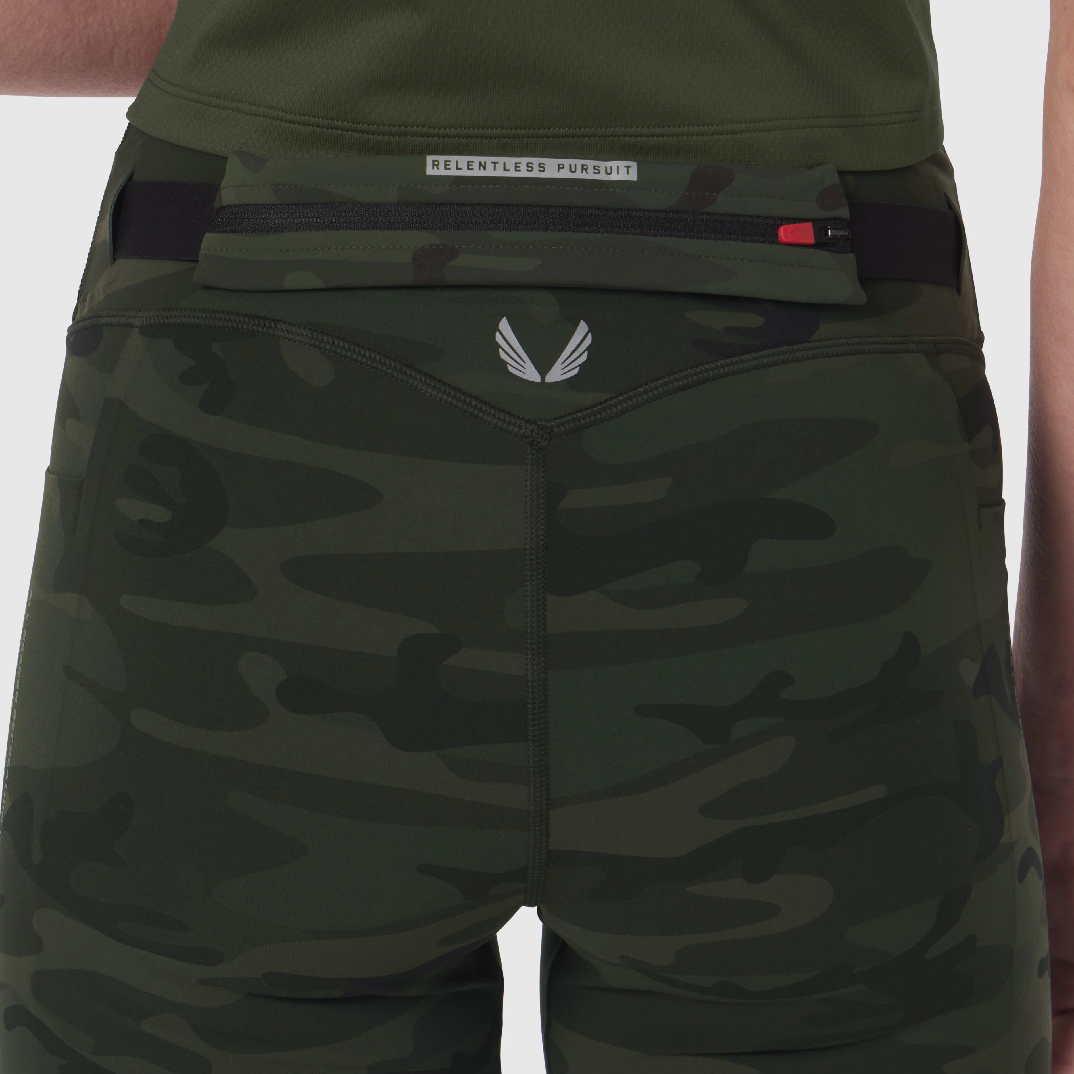 W029. LYCRA® 3-in-1 Biker Short - Dark Camo - Image 7