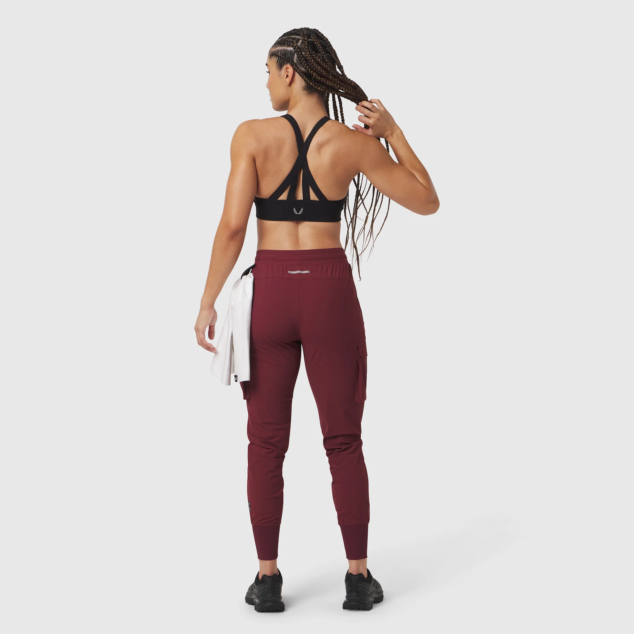 W032. Tetra-Lite® Cargo High Rib Jogger - Crimson - Image 7