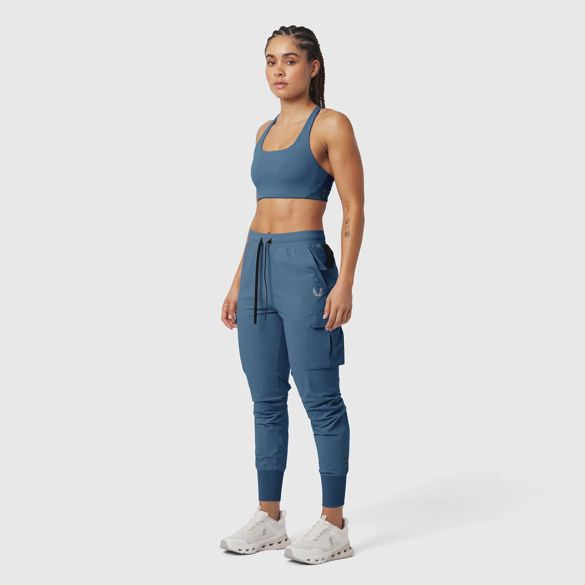 W032. Tetra-Lite® Cargo High Rib Jogger - Storm - Image 4