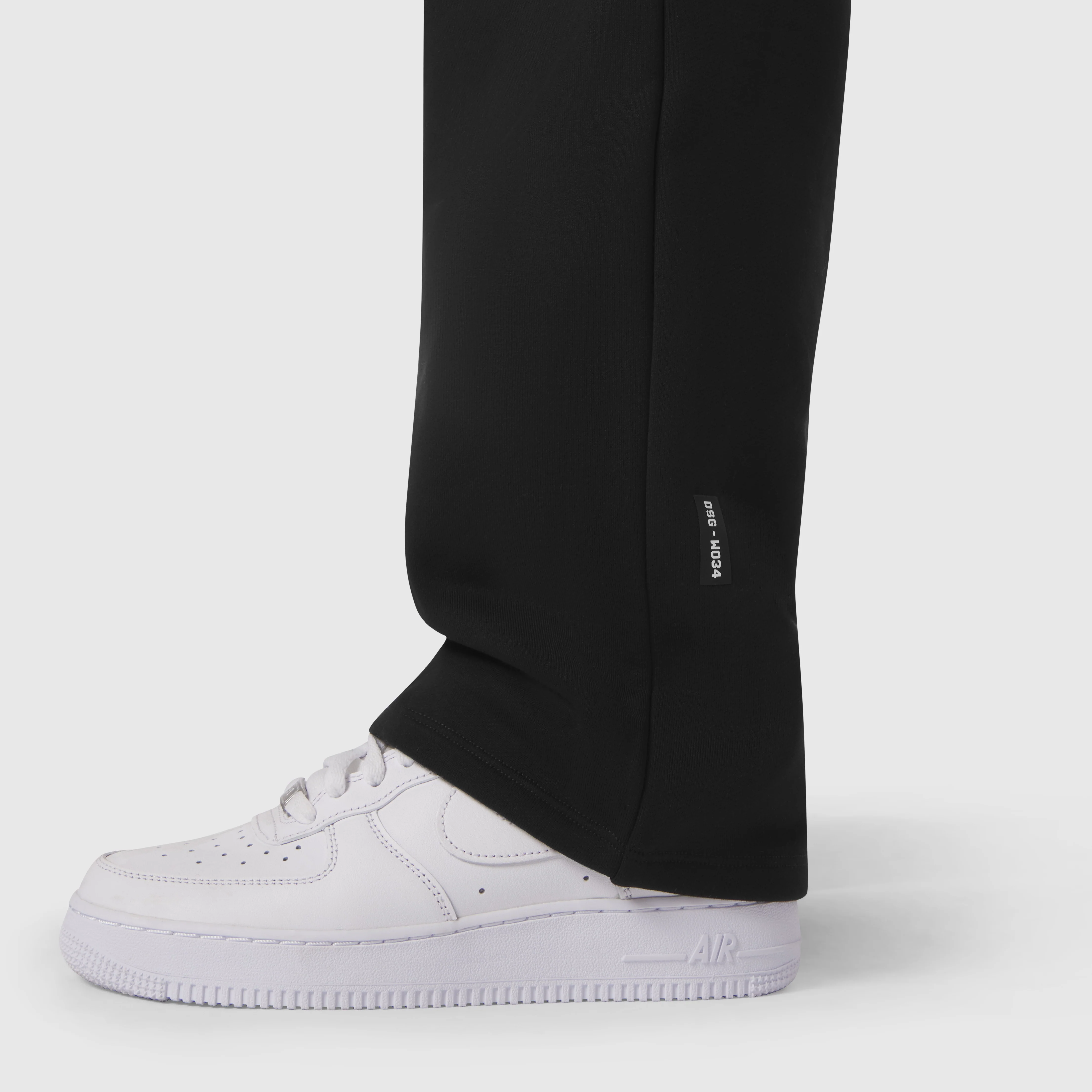 W034. Sorona® Terry Straight Leg Sweats - Black - Image 6