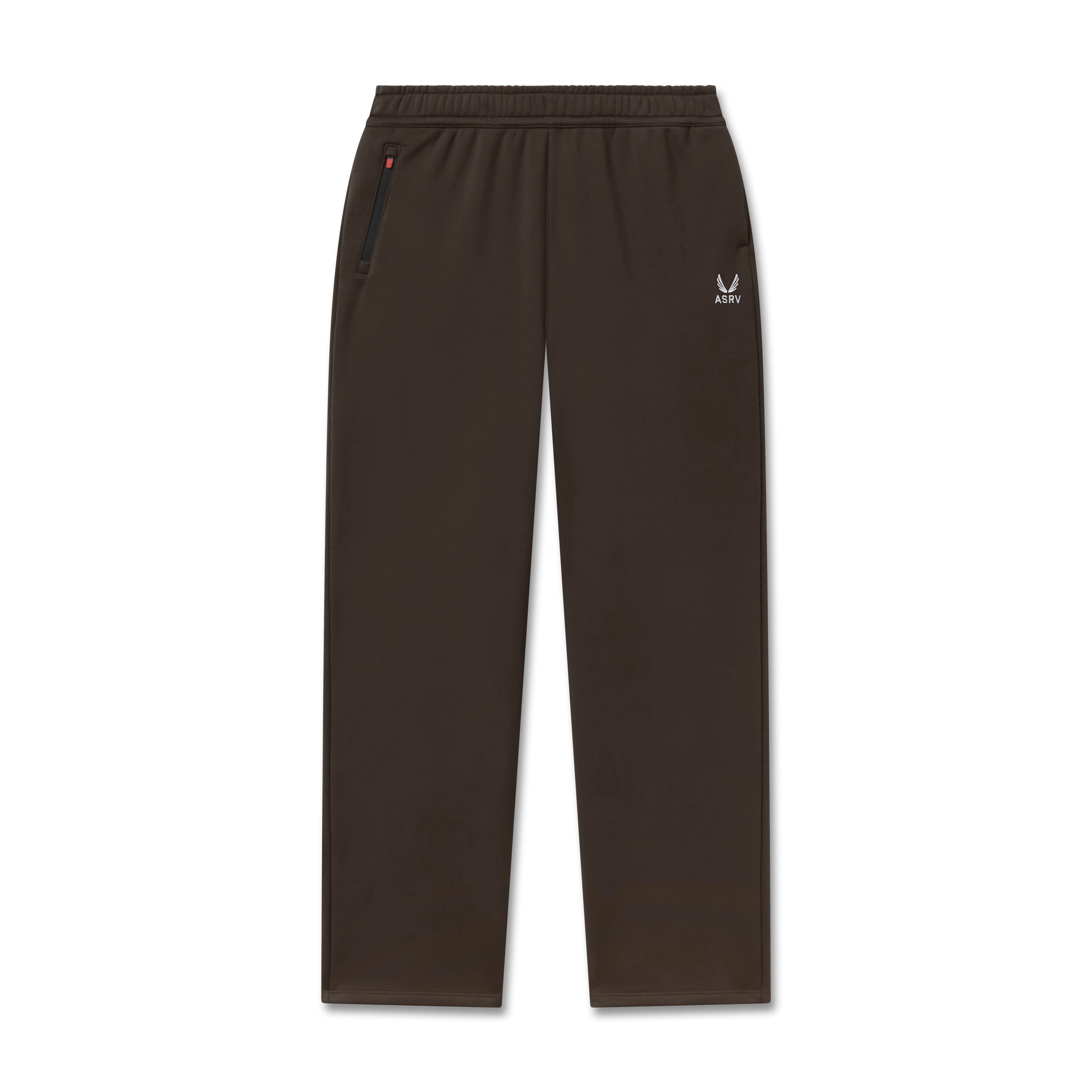 W034. Sorona® Terry Straight Leg Sweats - Dark Earth - Image 6