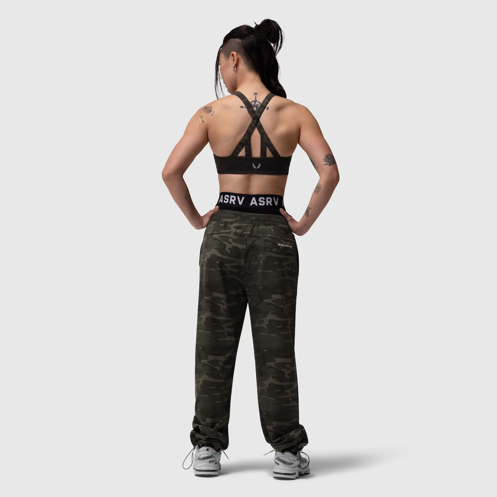 W036. Ripstop Relaxed Track Pant - Dark Camo - Image 11