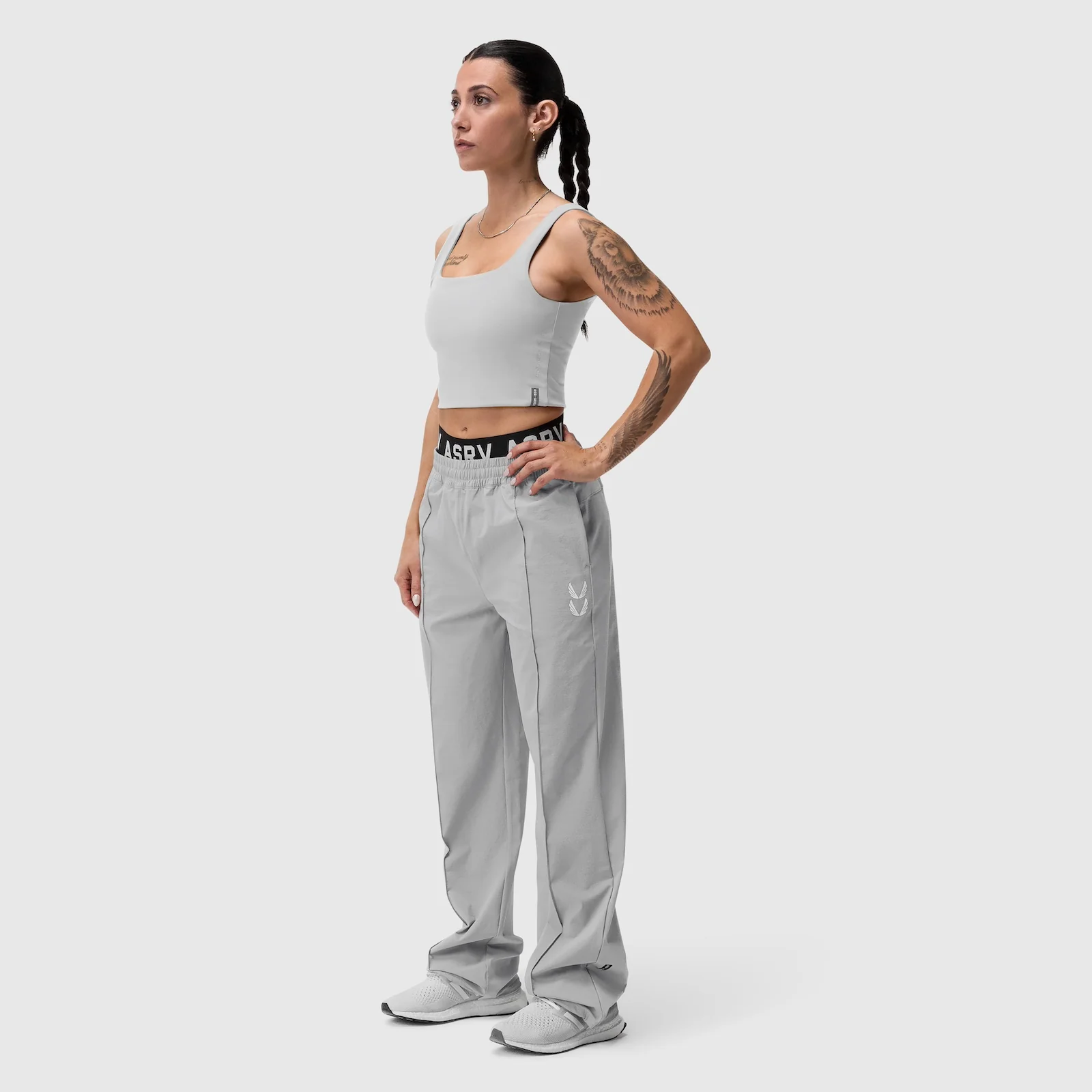 W036. Ripstop Relaxed Track Pant - Slate Grey - Image 10
