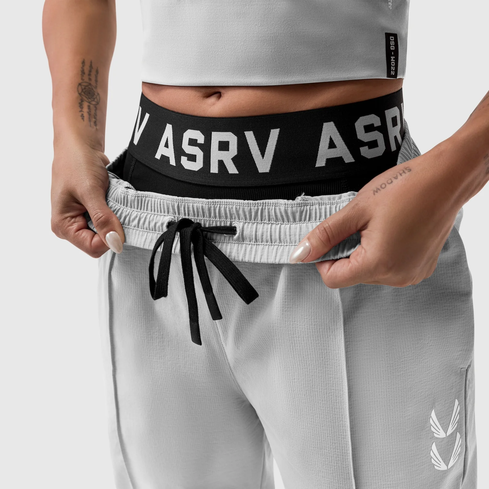 W036. Ripstop Relaxed Track Pant - Slate Grey - Image 12