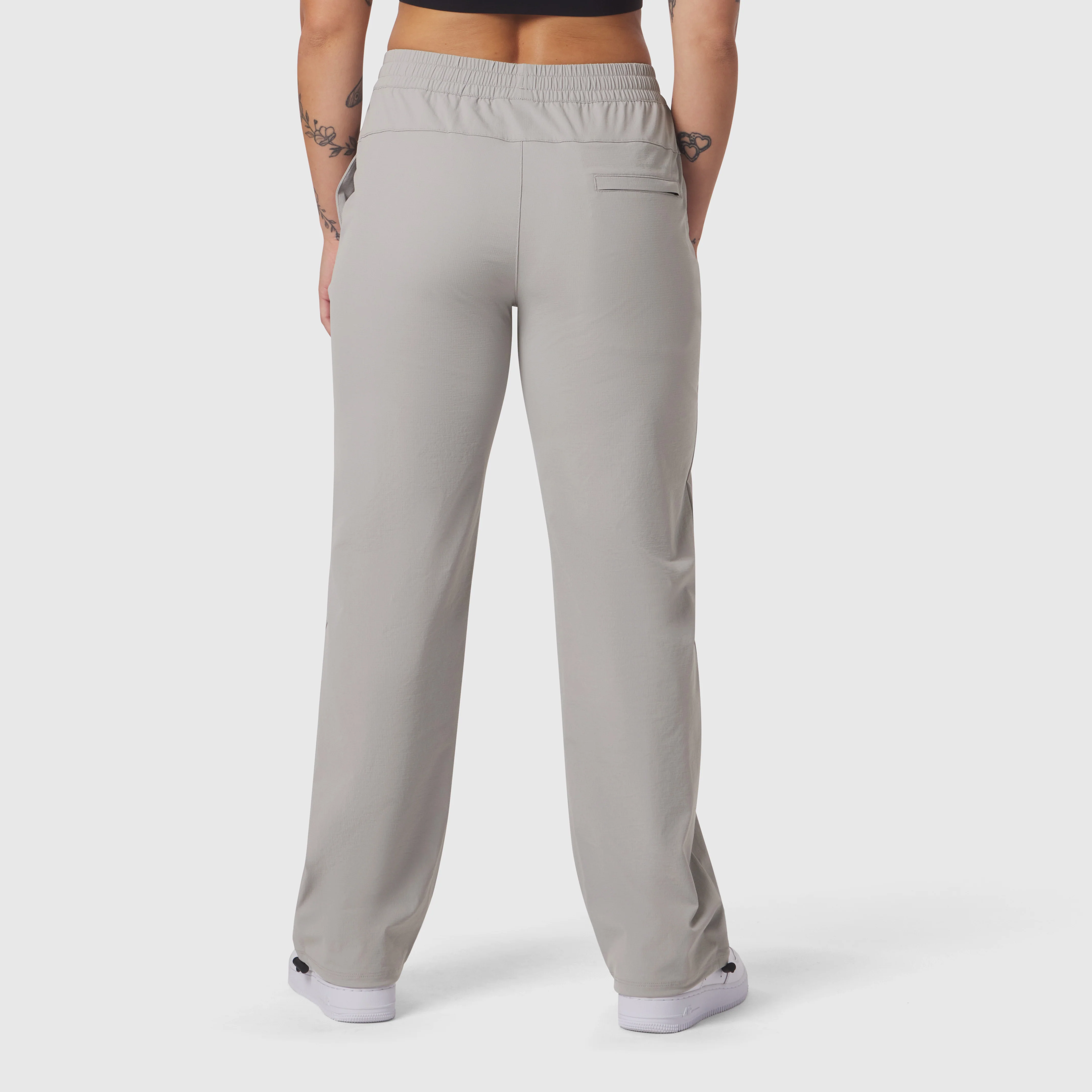 W036. Ripstop Relaxed Track Pant - Slate Grey - Image 4